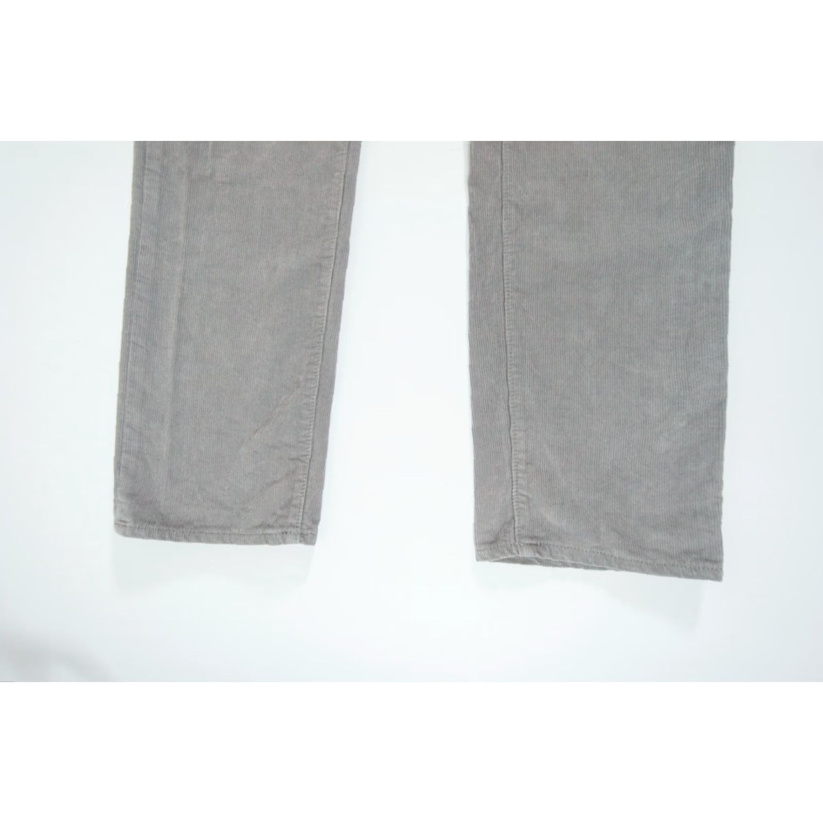 J.Crew J.CREW The Sutton Corduroy Pants Gray 31x32 Mens Regular Flat Front 5-Pocket Cotton Size US 31 - 4 Thumbnail