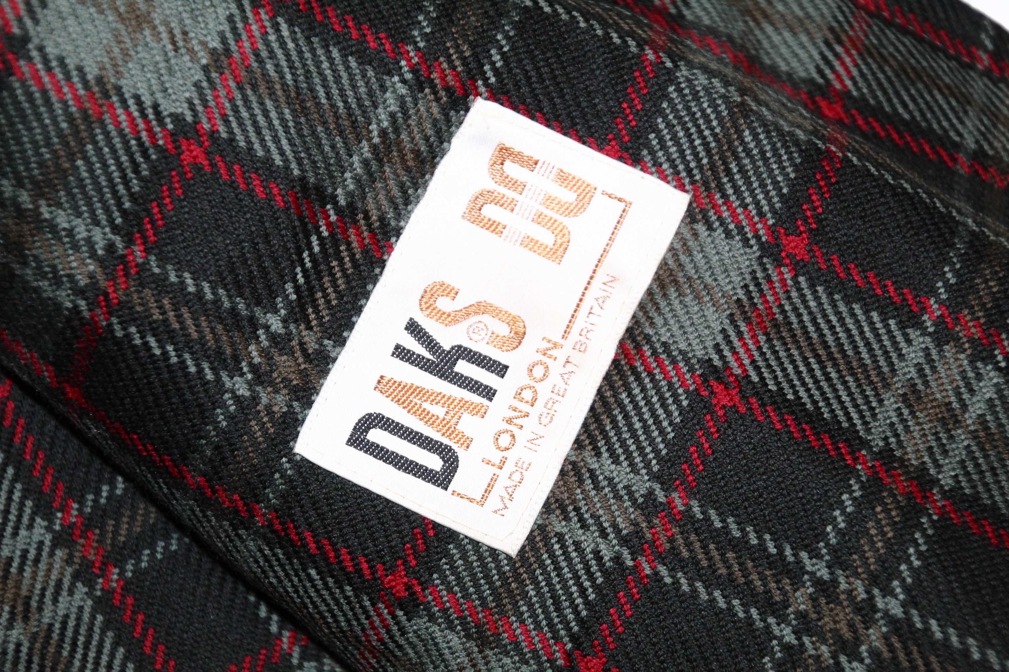 DAKS VTG Daks London Plaid Wool Liner Classic Casual Jacket Size US S / EU 44-46 / 1 - 3 Thumbnail