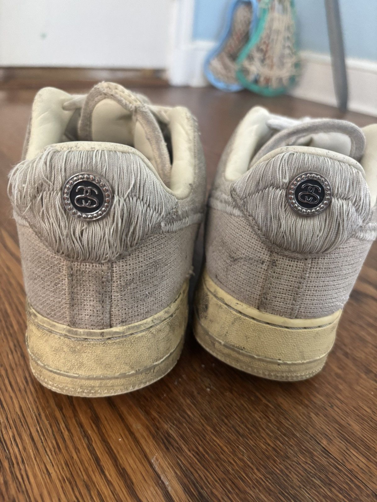 Nike × Stussy Nike x Stussy Air Force 1 Low "Fossil" Size US 9.5 / EU 42-43 - 4 Thumbnail