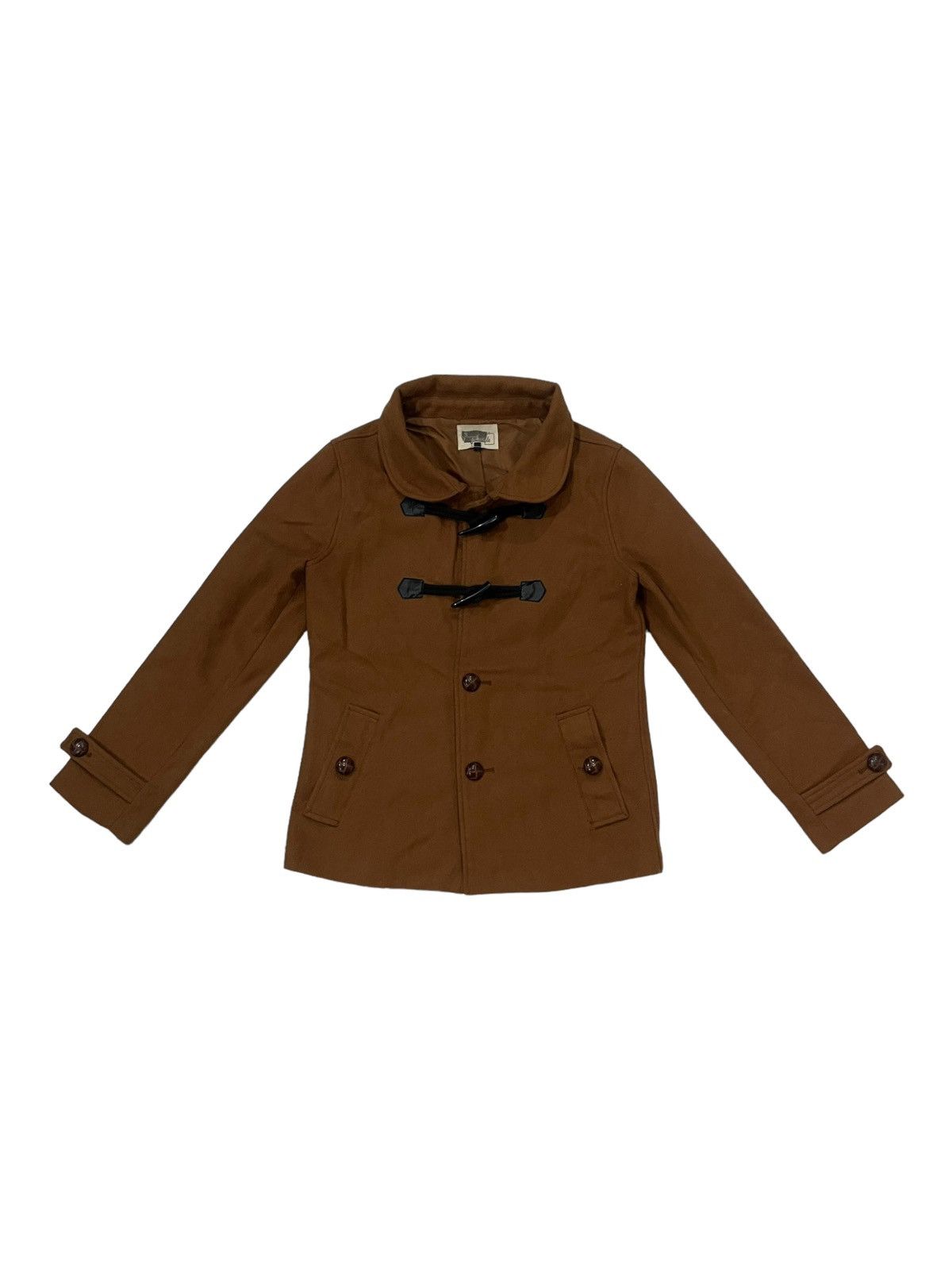 Designer × Japanese Brand Japanese Brand Wool Duffle Bondage Punk Coat Jacket Size US S / EU 44-46 / 1 - 1 Thumbnail