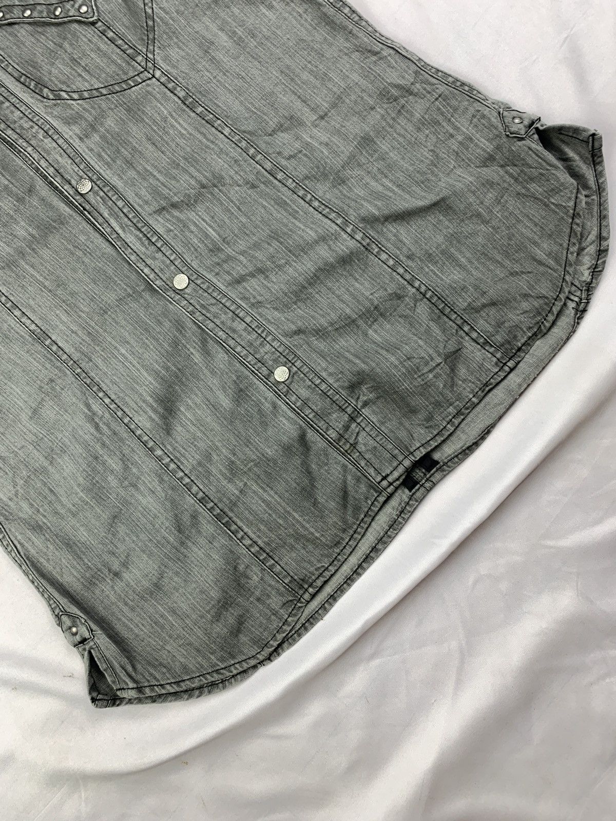 Nicole Club 2000s Nicole Club For Men Studded Goth Heavy Jeans Shirt Size US M / EU 48-50 / 2 - 5 Thumbnail