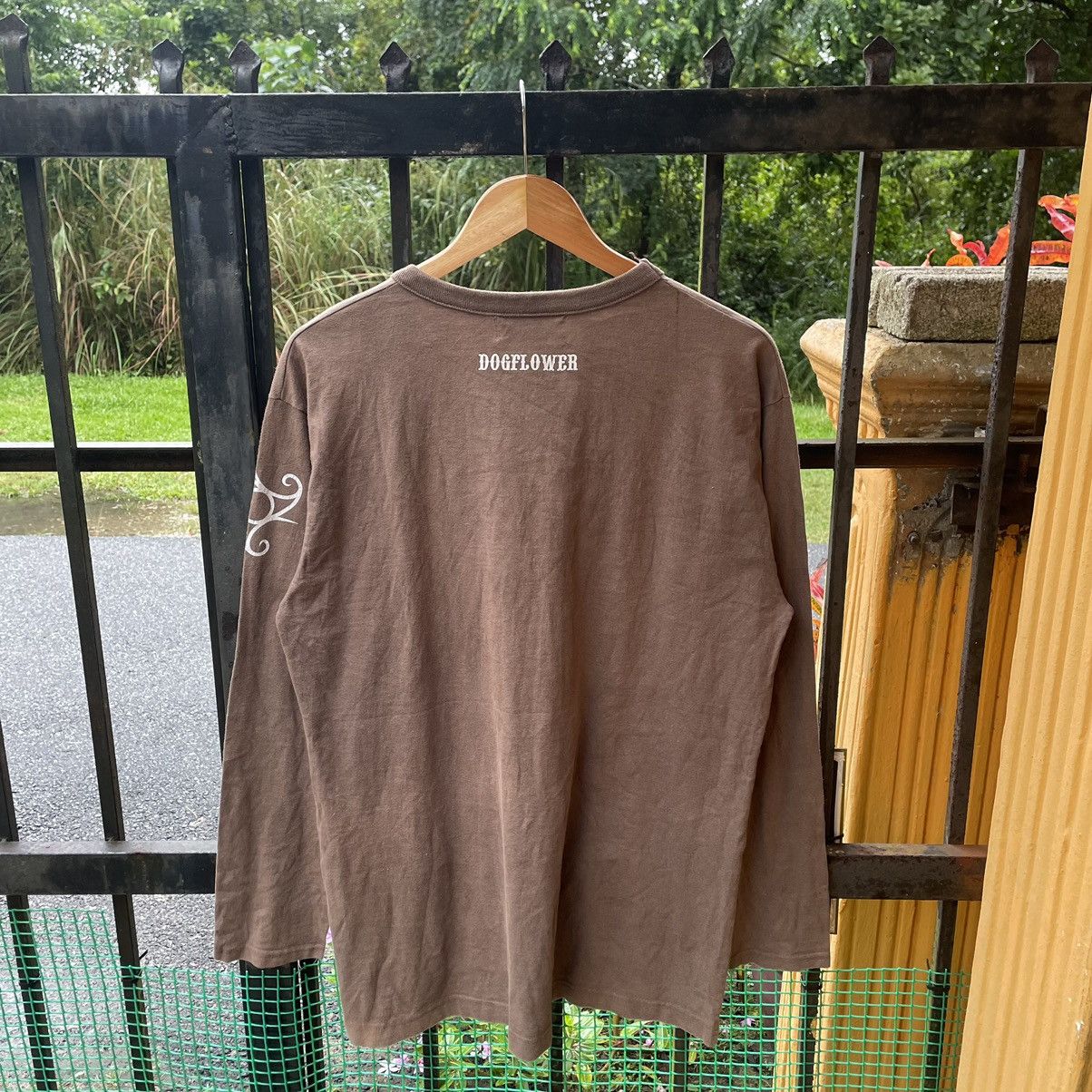 Japanese Brand × Vintage 🔥🔥🇯🇵Vintage Dogflower Human Punk Image Longlseeves Tee Size US L / EU 52-54 / 3 - 2 Thumbnail