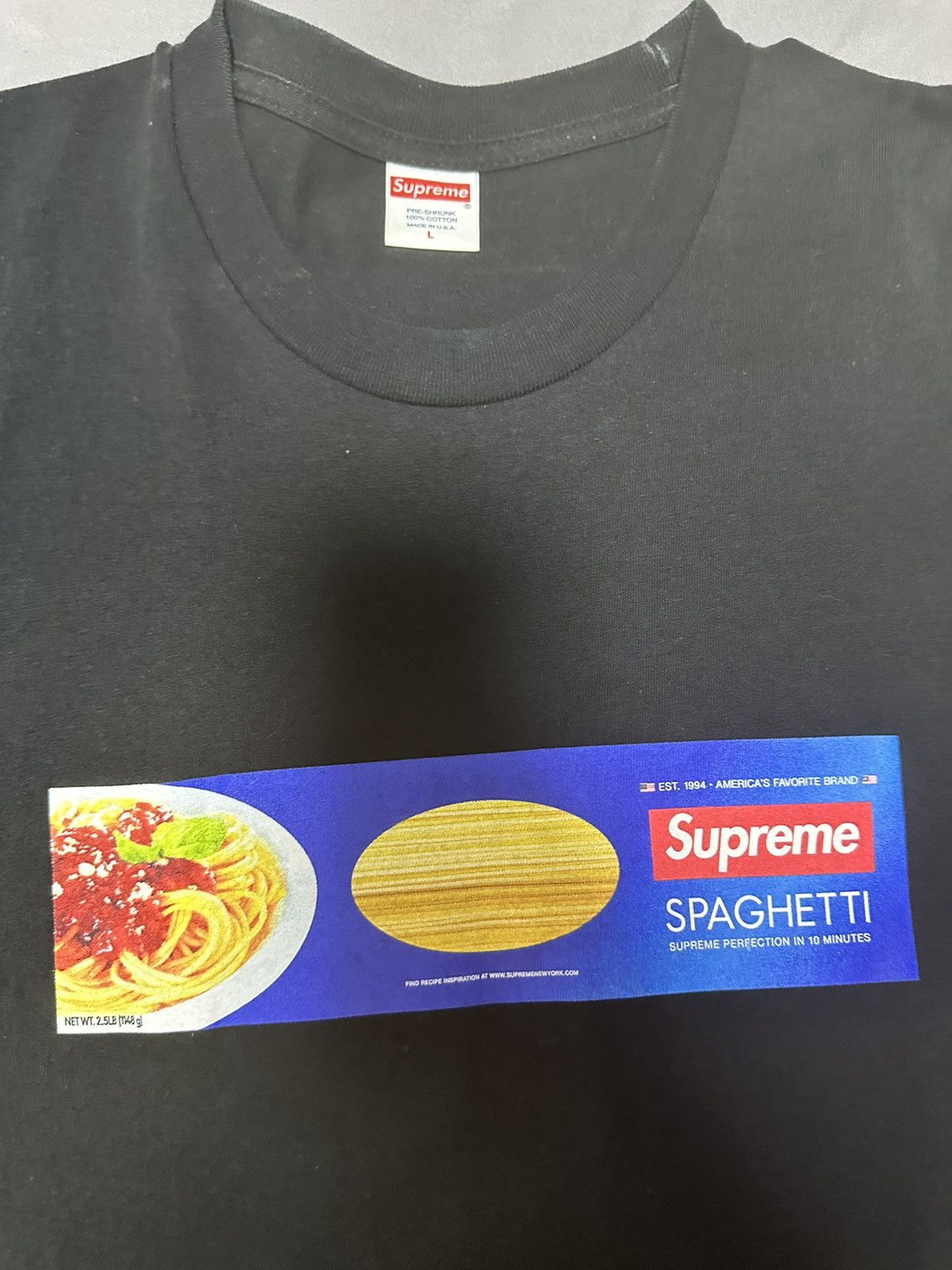 Supreme Supreme Spaghetti Tee Size US L / EU 52-54 / 3 - 2 Thumbnail