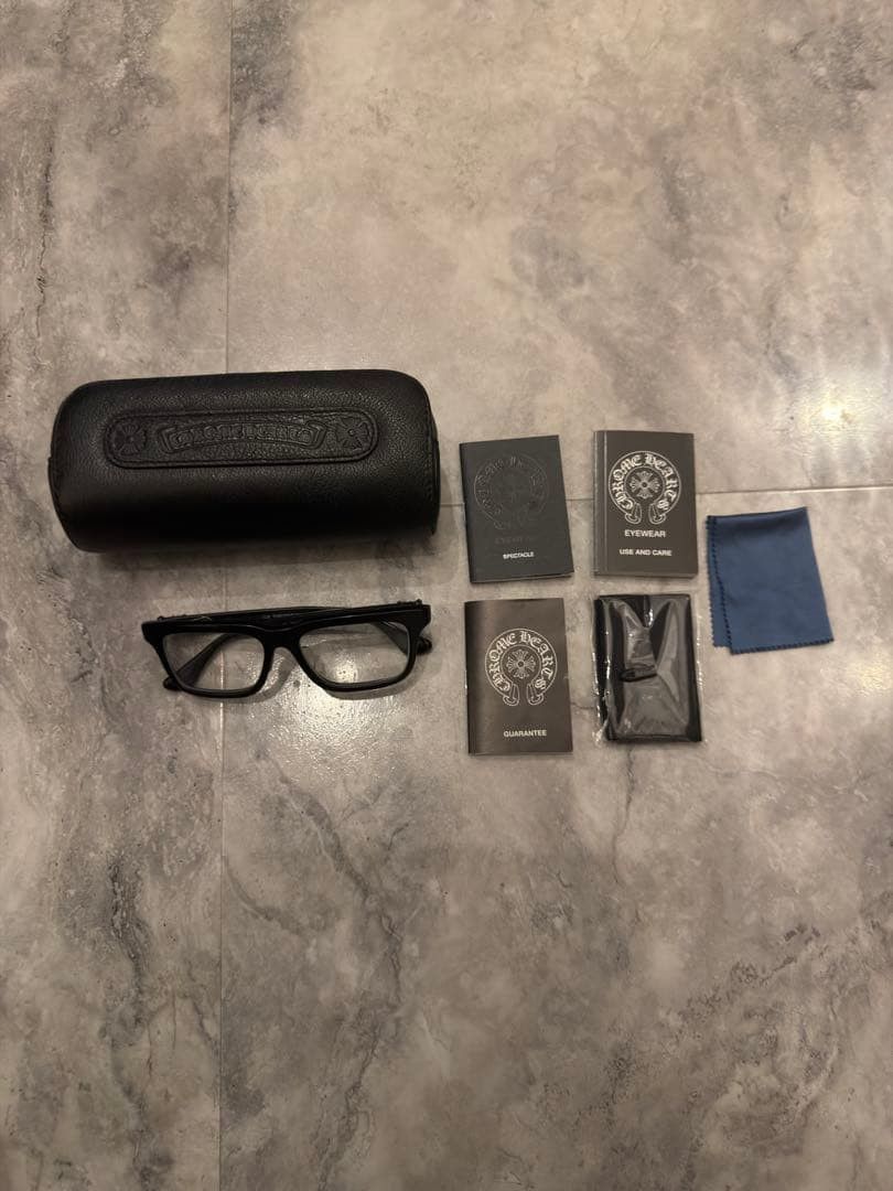 Chrome Hearts CHROME HEARTS Dagger-Shaped Eyeglasses Black Size ONE SIZE - 1 Thumbnail