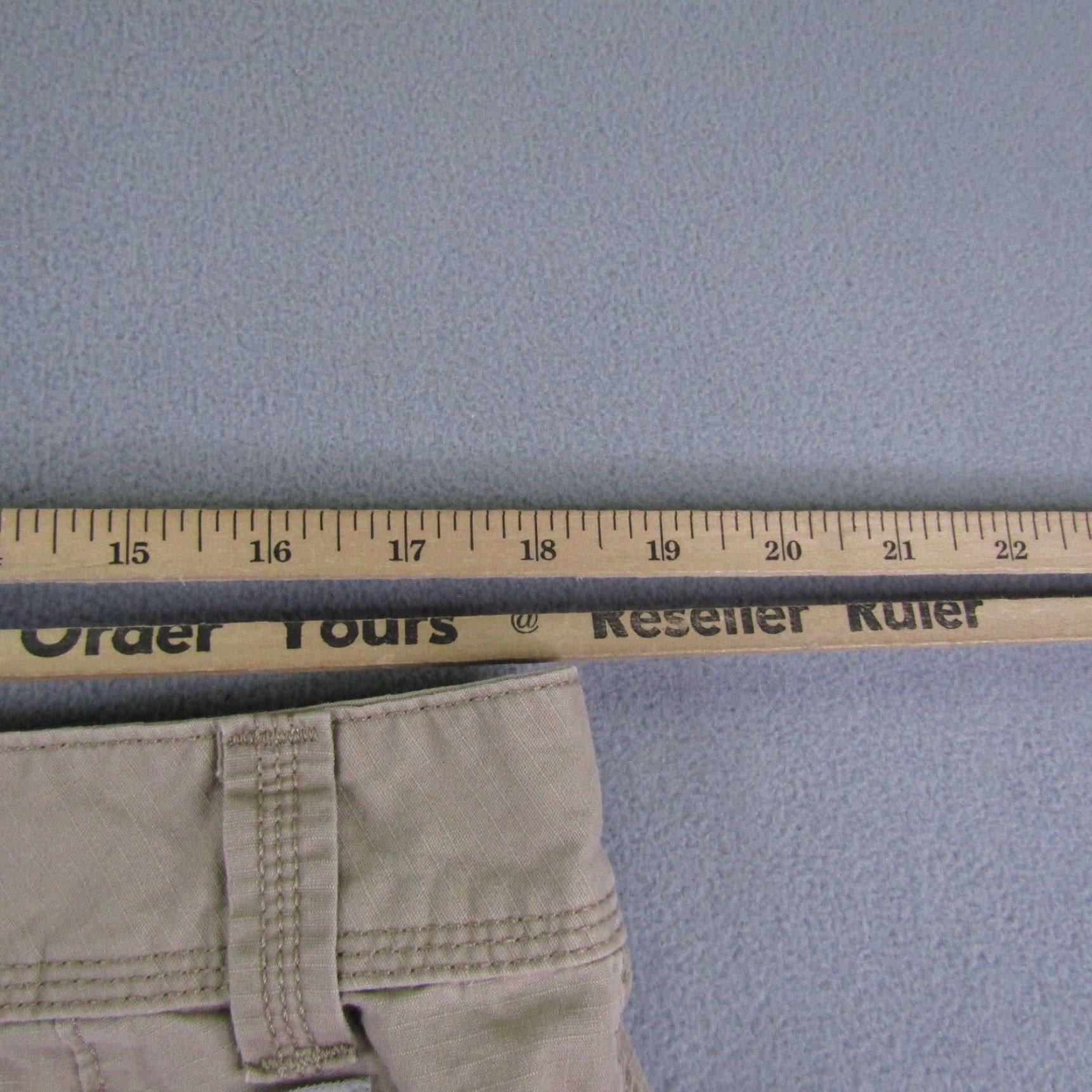 Carhartt VINTAGE Carhartt Shorts Womens 16 Khaki Beige Tan Relaxed Fit El Paso Cargo Ripstop Work Size 36" / US 14 / IT 50 - 7 Thumbnail