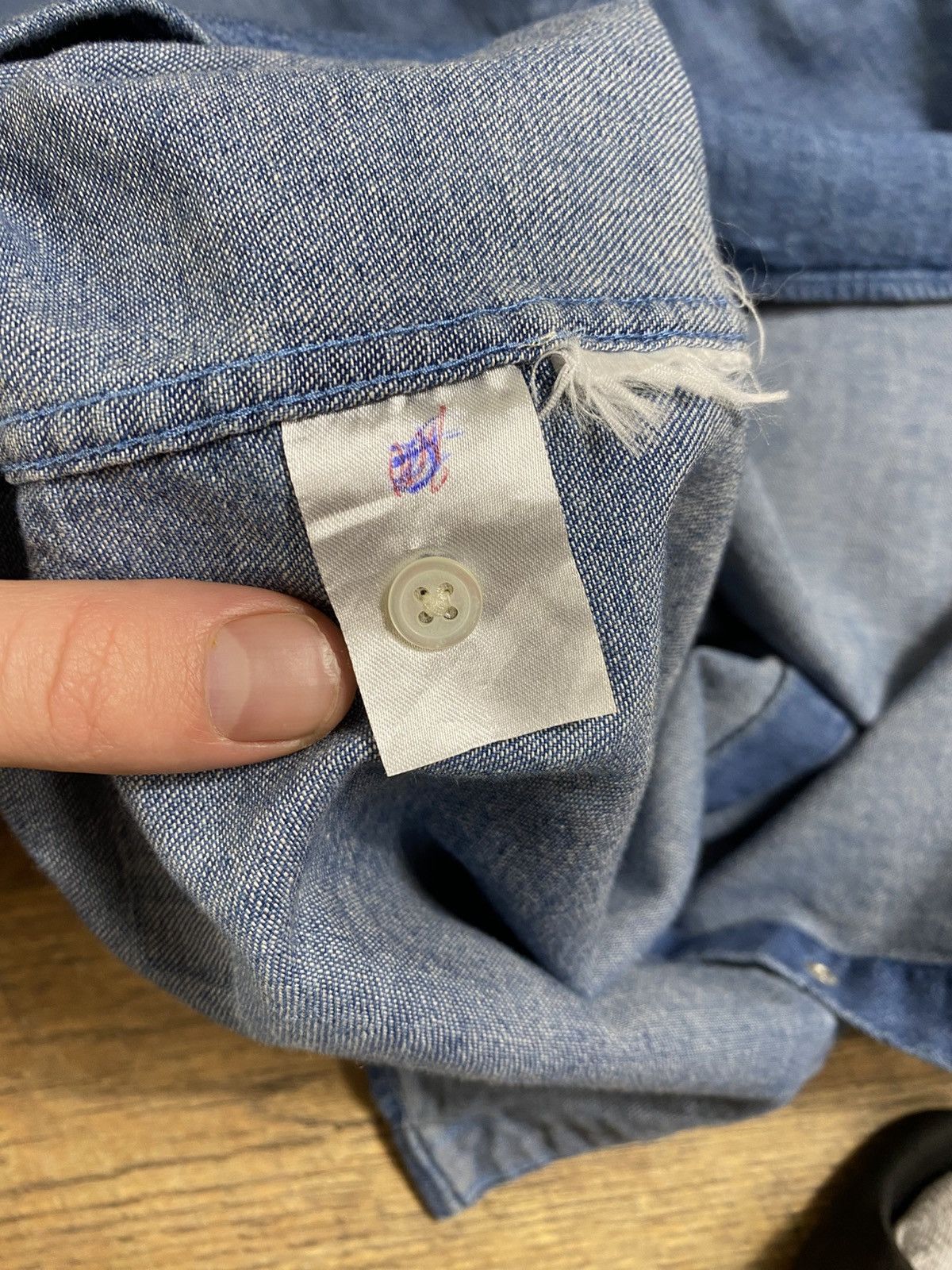 Levi's Rare Levi’s Justin Timberlake Fresh Leaves Denim Shirt M Size US M / EU 48-50 / 2 - 5 Thumbnail