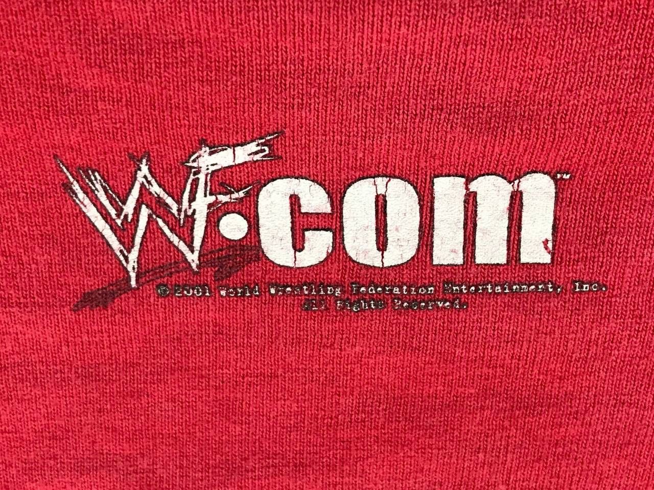 Vintage × WWE × WWF Vintage 2001 Kurt Angle ankle lock olympic wrestling gold Size US L / EU 52-54 / 3 - 8 Thumbnail