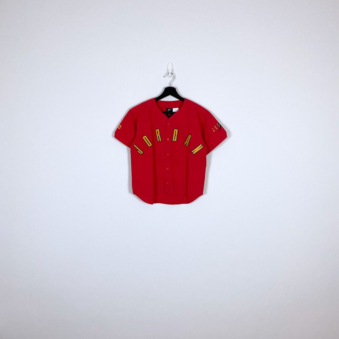 Vintage VINTAGE 1990s NIKE JORDAN BASEBALL JERSEY Size M / US 6-8 / IT 42-44 - 1 Thumbnail