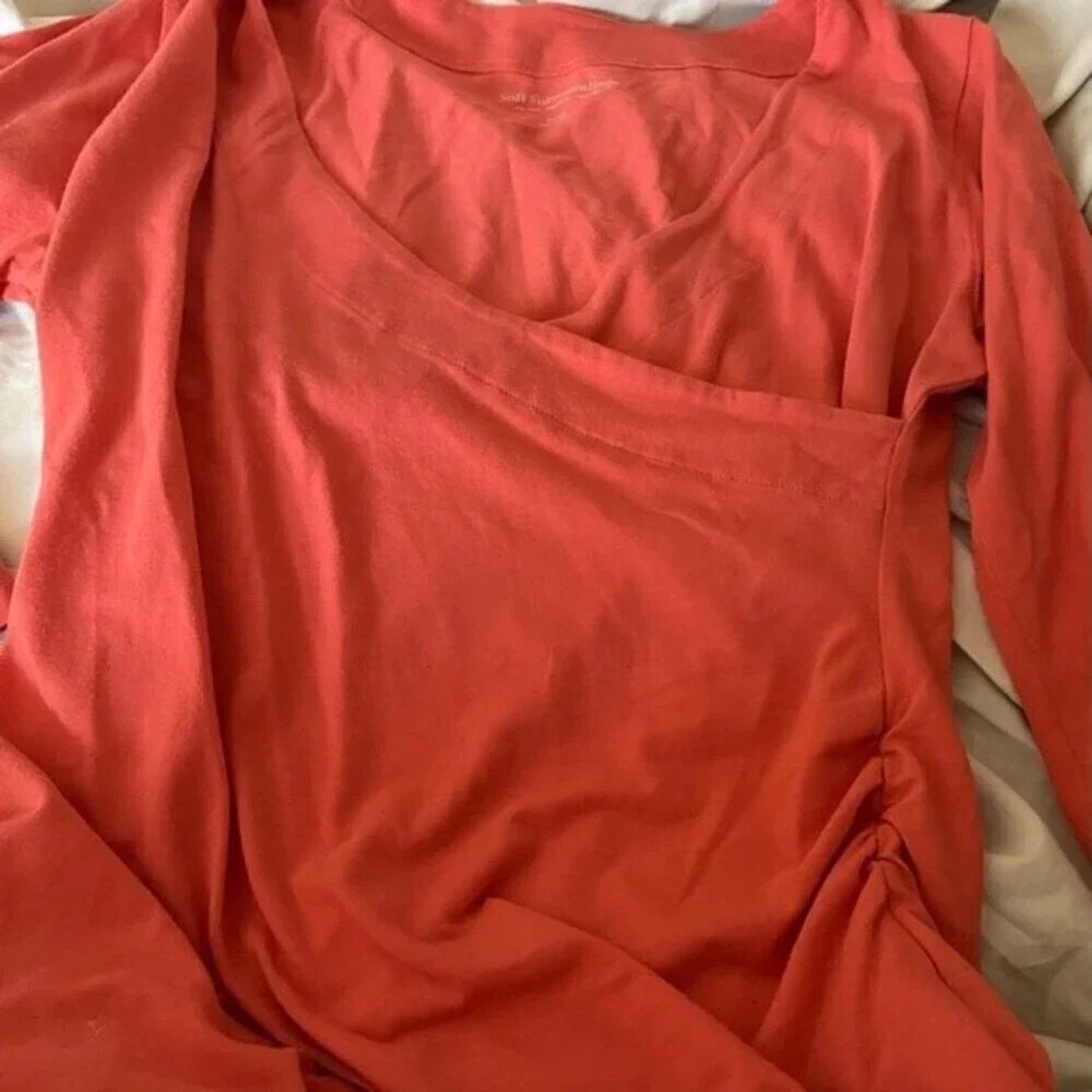 The Unbranded Brand Soft surroundings faux wrap top, size Small Size S / US 4 / IT 40 - 2 Thumbnail