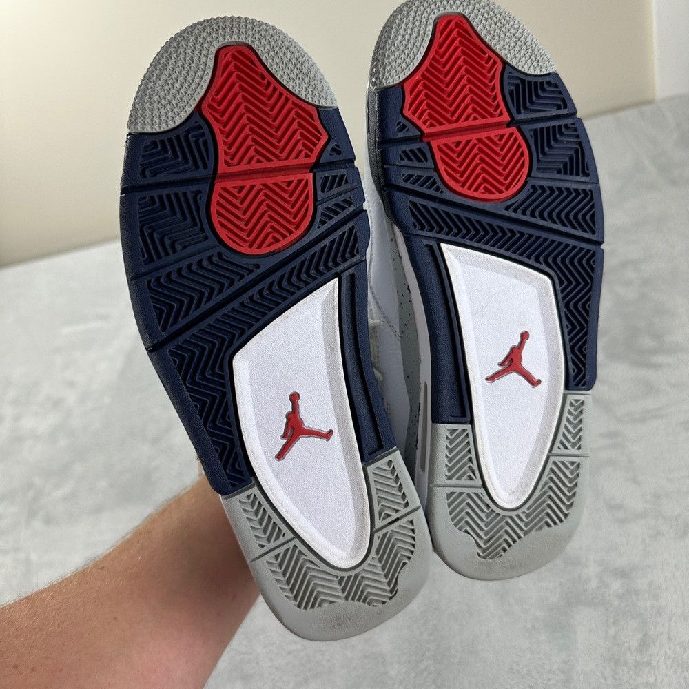 Jordan Brand Nike Air Jordan Retro 4 midnight Navy men's size 7 US DH692 Size US 7 / EU 40 - 3 Thumbnail
