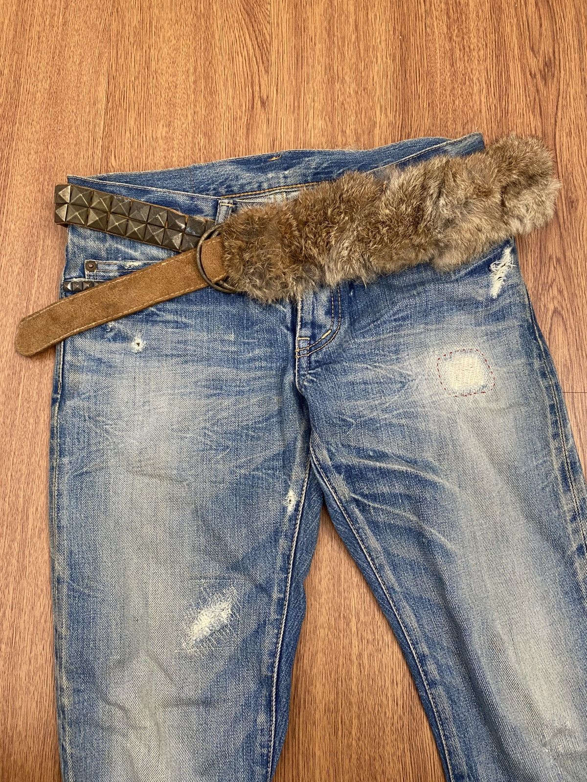 GOA G.O.A fur spike belt Size ONE SIZE - 4 Thumbnail
