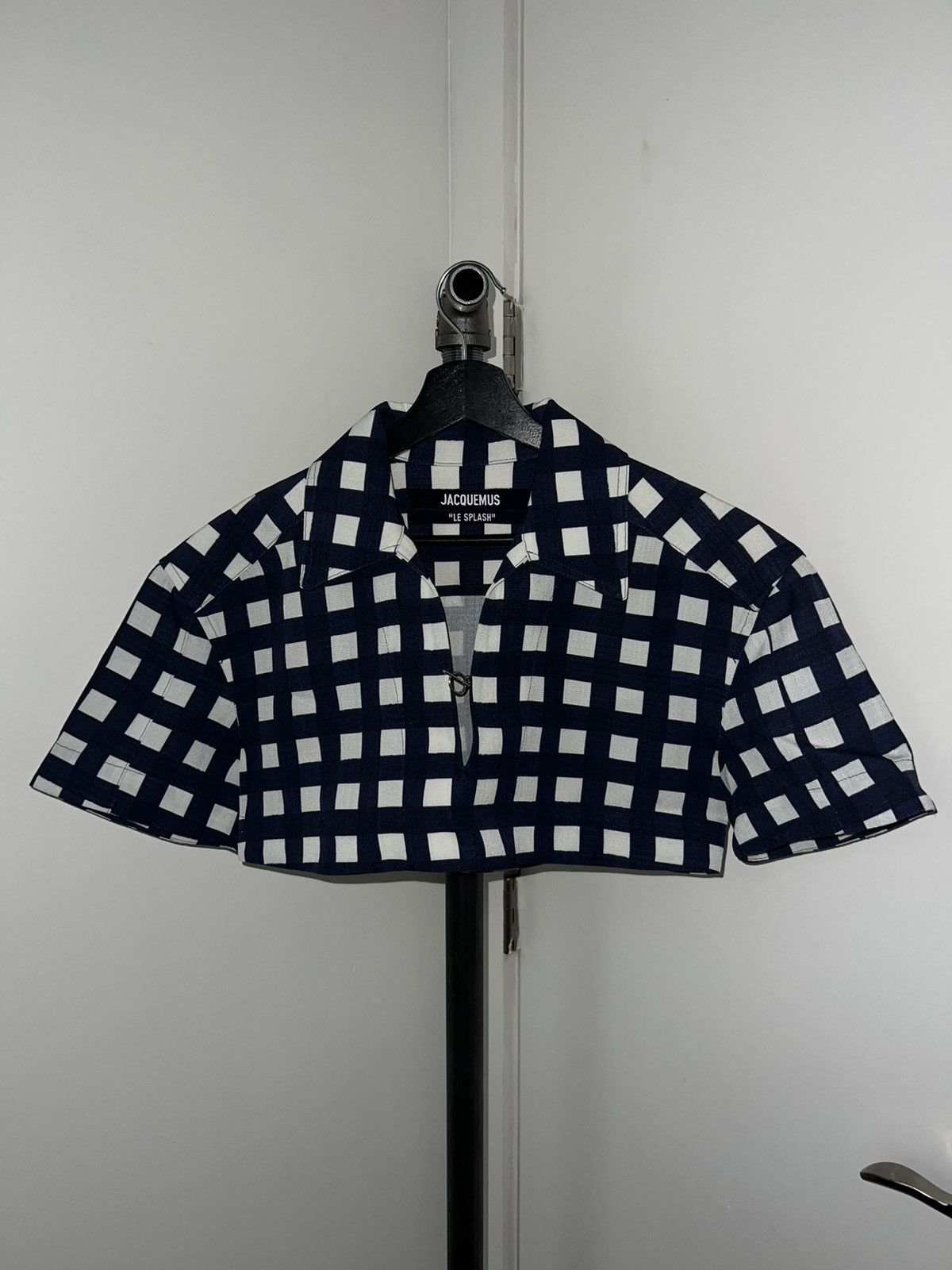 Cropped Check Polo