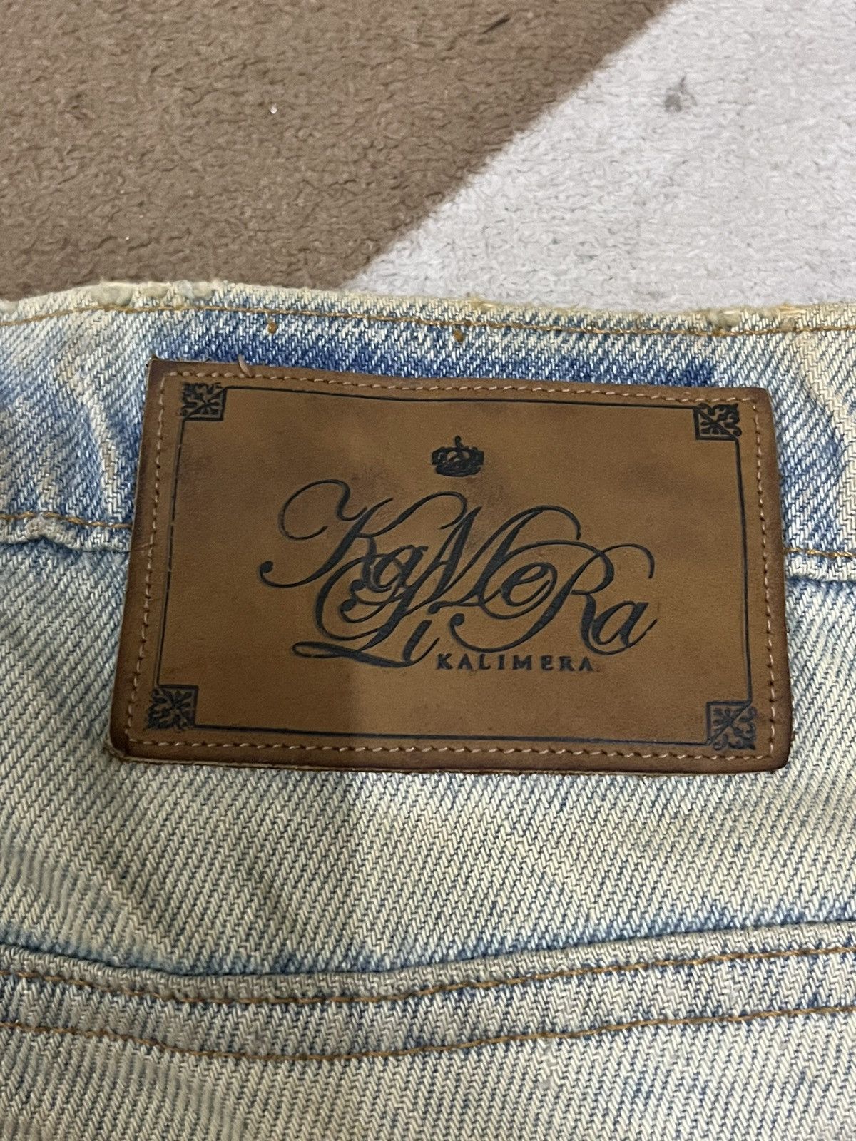 POST ARCHIVE FACTION (PAF) Vintage Levi’s Kalimera Bondage Punk Denim Size US 33 - 12 Thumbnail