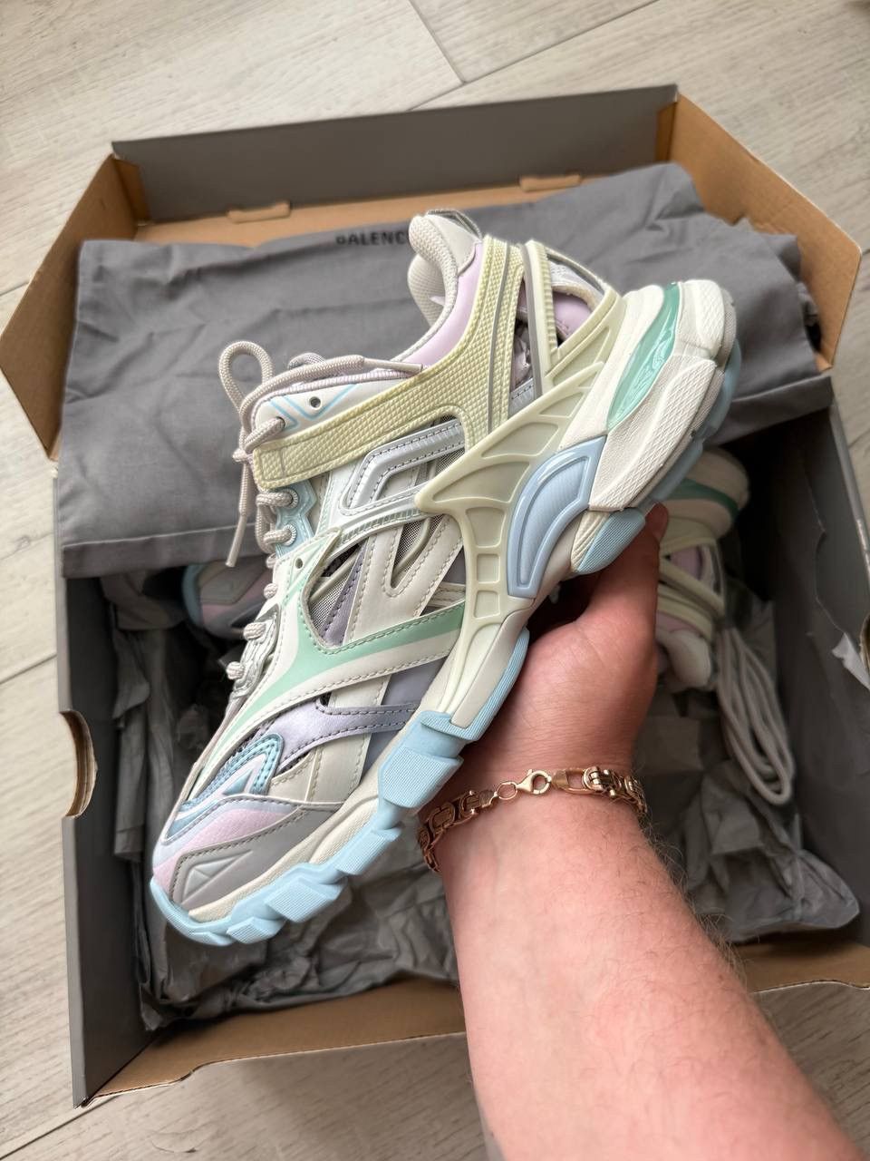 Balenciaga BALENCIAGA TRACK 2.0 MULTICOLOR Size US 10 / IT 40 - 3 Thumbnail