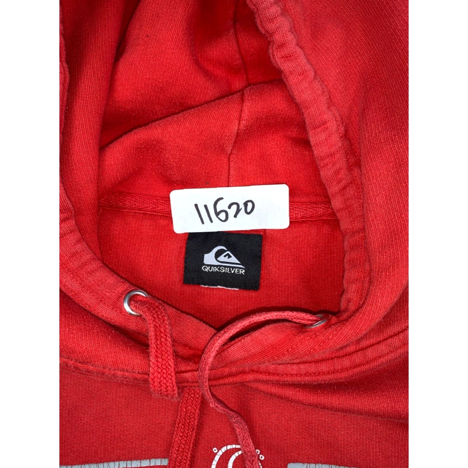 Quiksilver Quiksilver Hoodie Mens M Red Logo Surf Beach Pullover 11520 Size US M / EU 48-50 / 2 - 2 Thumbnail