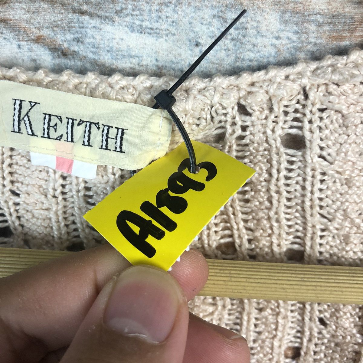 Japanese Brand Keith Pink Cardigan crochet meshnet Knitwear #A1893 Size S / US 4 / IT 40 - 9 Thumbnail