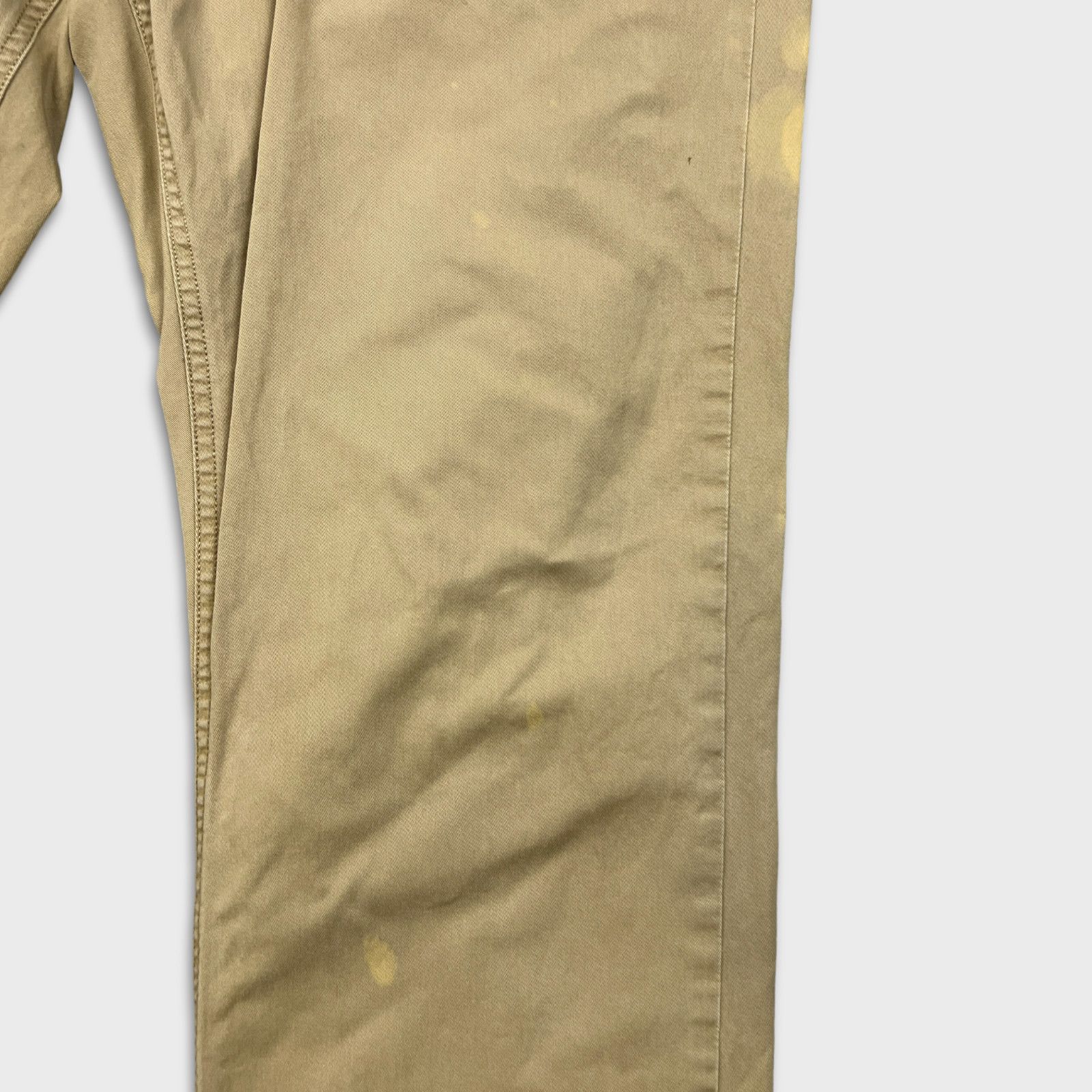 Polo Ralph Lauren × Ralph Lauren × Vintage Polo Ralph Lauren Pants 38x32 Straight Leg Chino Trousers Size US 38 / EU 54 - 4 Thumbnail