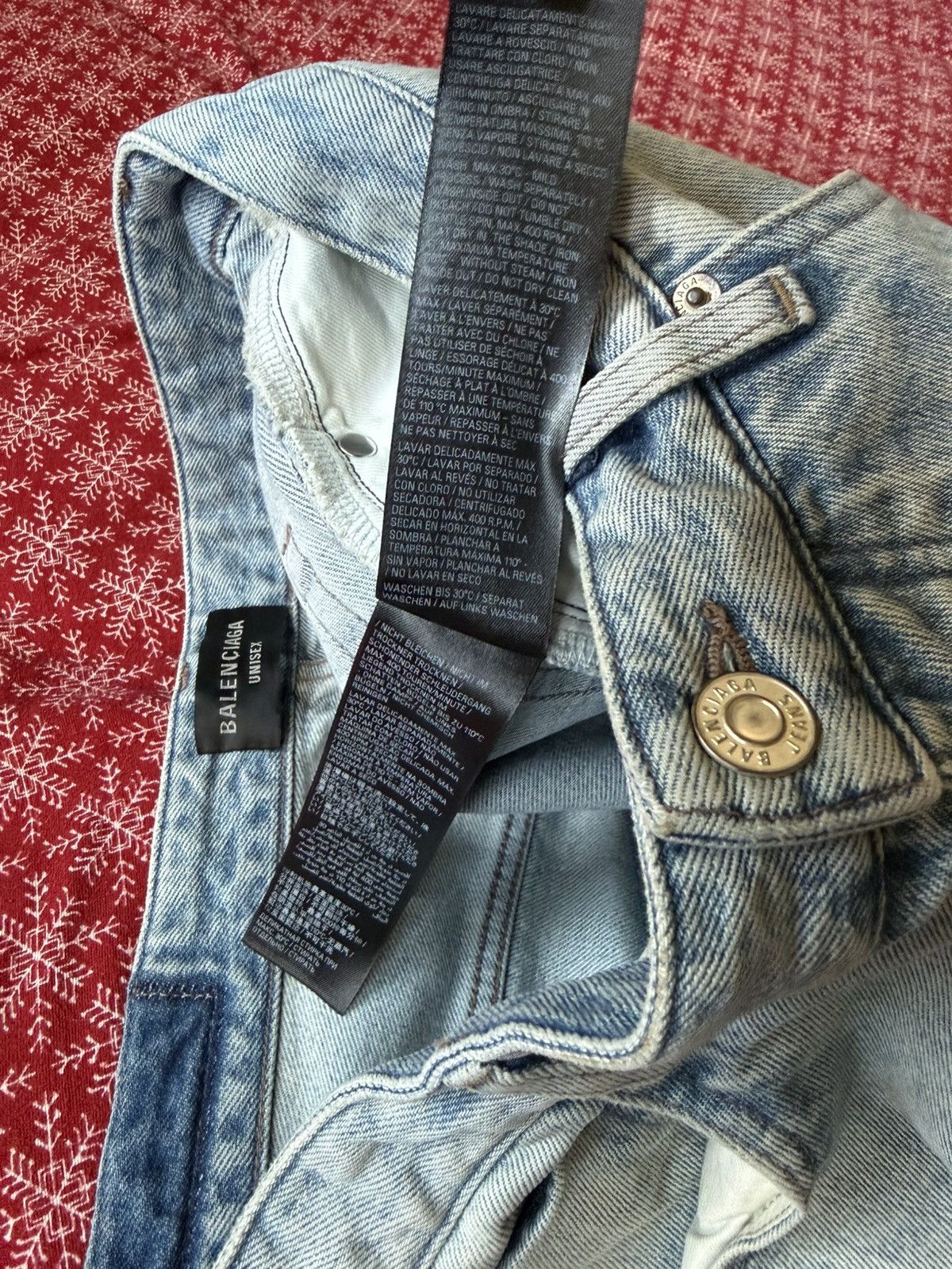 Balenciaga Balenciaga Baggy Denim Light Blue Wash Size US 32 / EU 48 - 7 Thumbnail