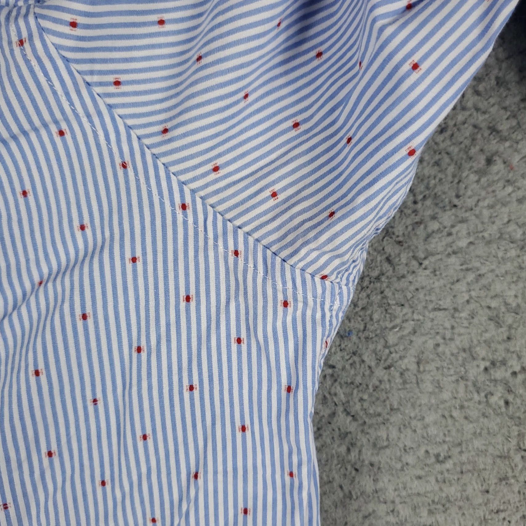 Vintage Twillory Shirt Mens 15.5 Blue White Striped Button-Up Long Sleeve Dress Shirt Casual Formal Workwear Blue Mens 15.5 Size 40R - 4 Thumbnail