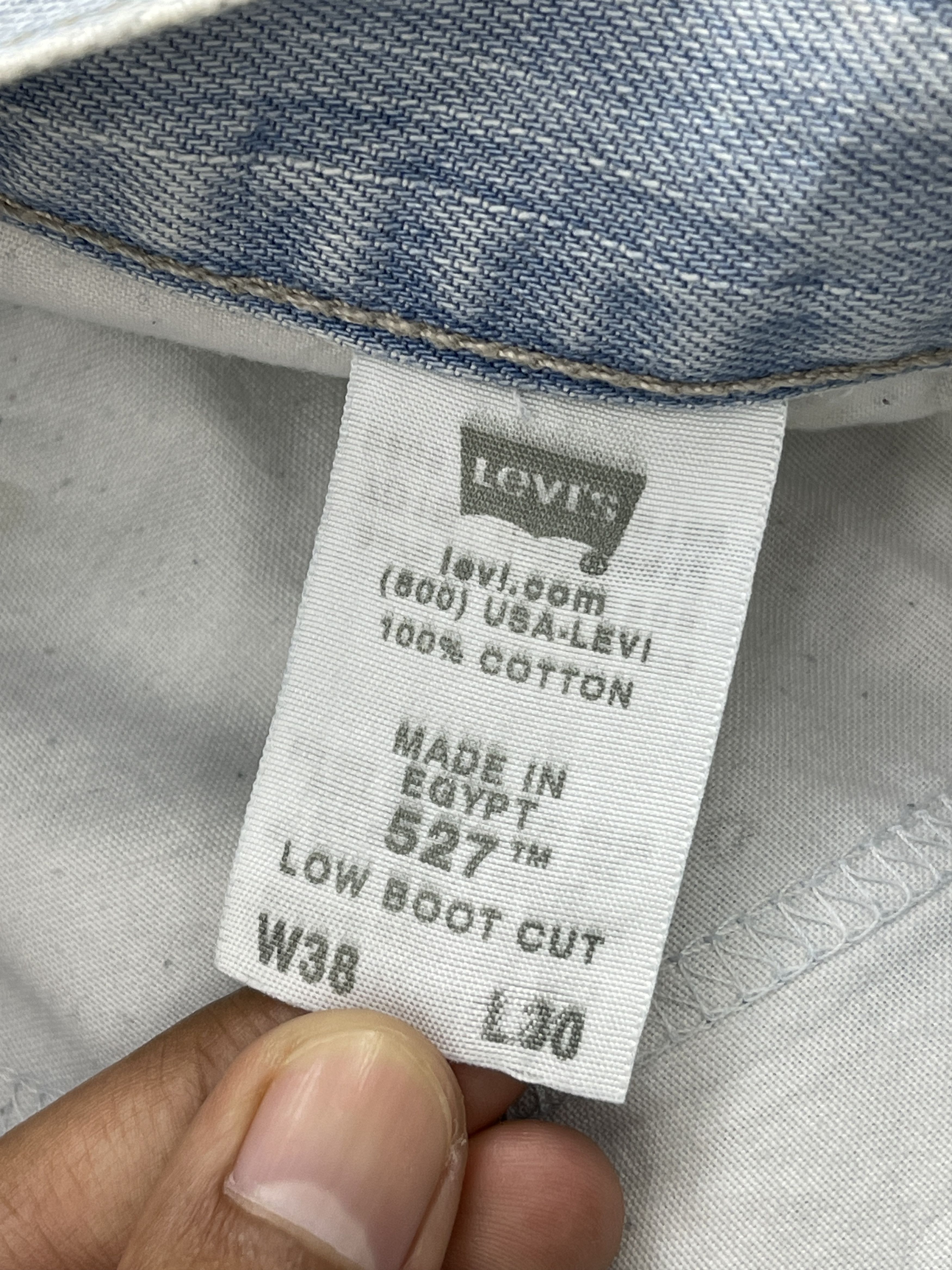 Levi's × Vintage Vintage Levis 527 Light Washed Bootcut Bell Bottom Jeans Size US 37 - 8 Thumbnail
