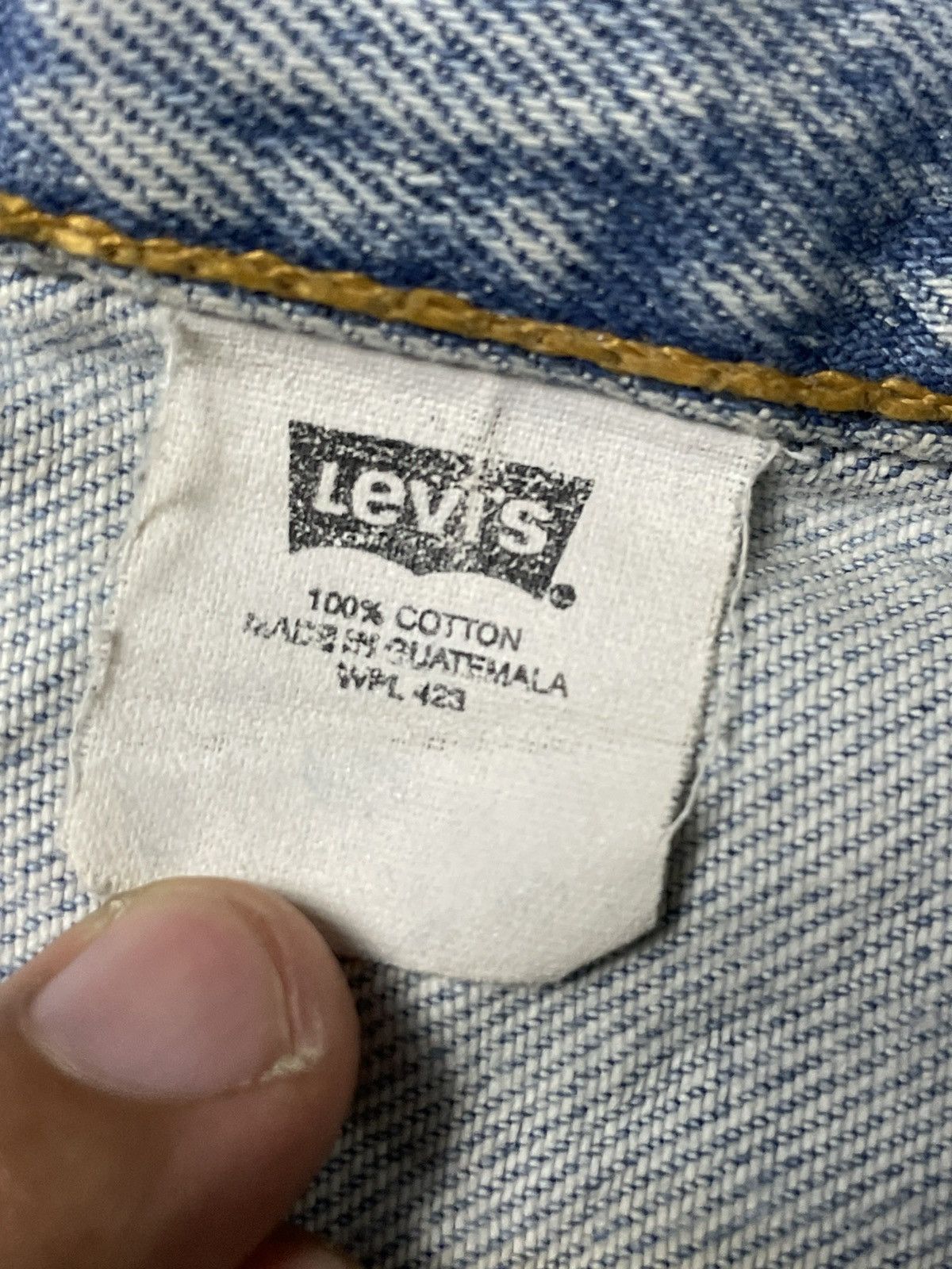Levi's Vintage Clothing × Vintage Vintage LEVIS Men’s Ripped Jeans (91) Size US 32 / EU 48 - 10 Thumbnail