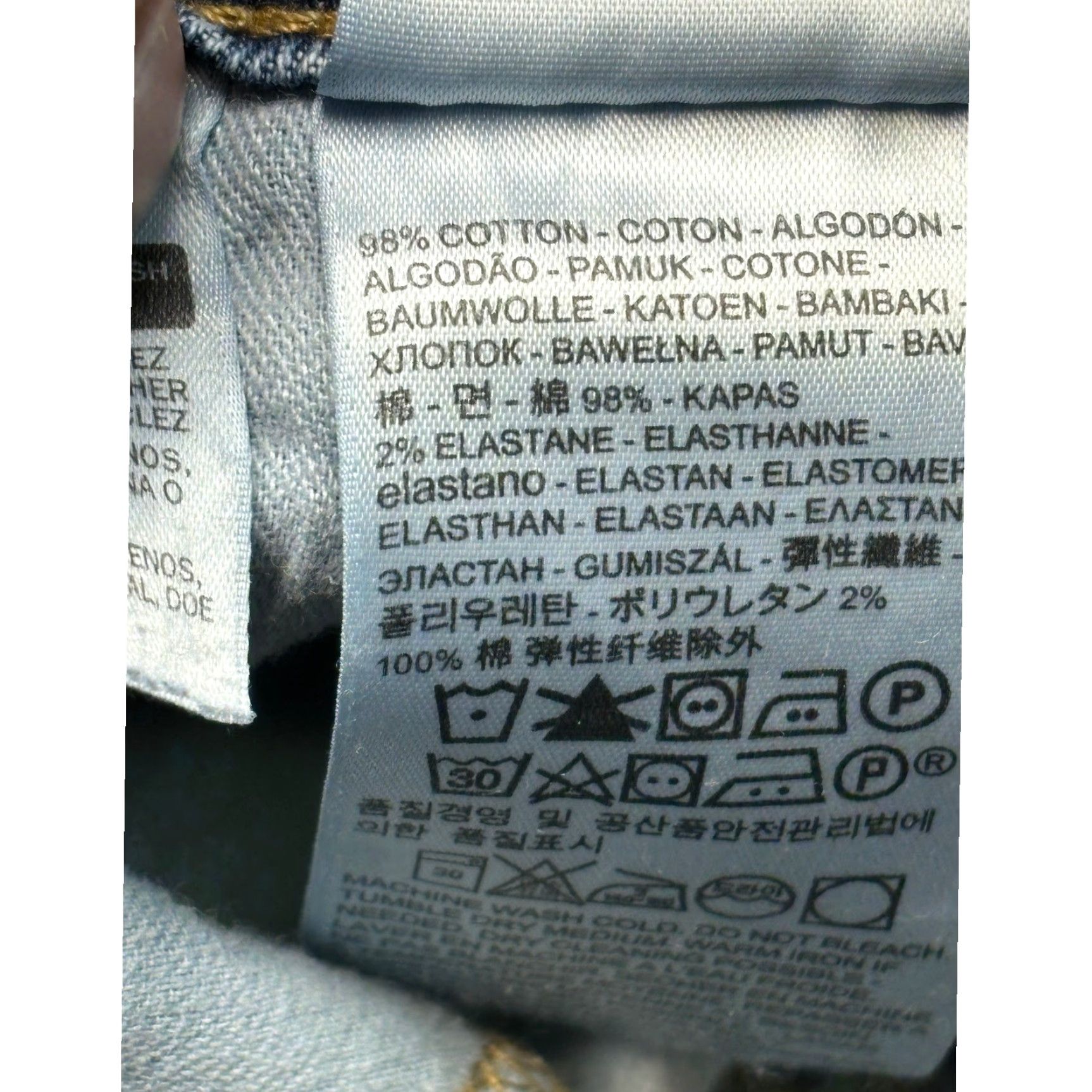 Denime Levi Strauss 505 Jeans Mens W32 L30 Blue Denim Straight Fit Pants Size US 32 / EU 48 - 6 Thumbnail