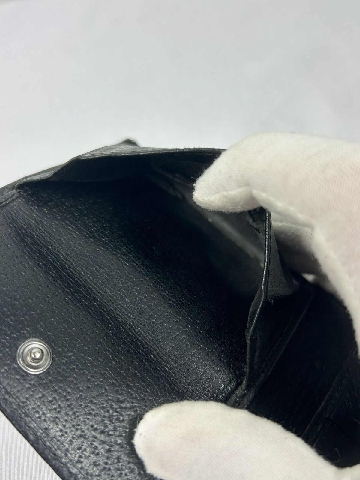 Gucci Gucci Striped Leather Bifold Wallet Size ONE SIZE - 6 Thumbnail