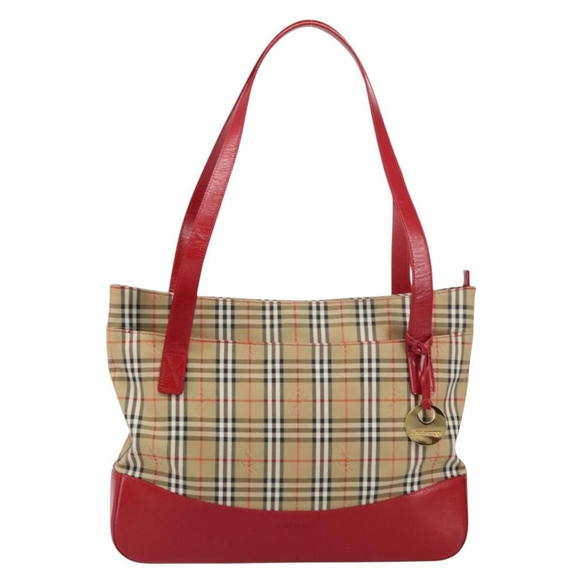 Burberry Burberry Nova Check Handbag Nova Check Canvas Size ONE SIZE - 1 Thumbnail