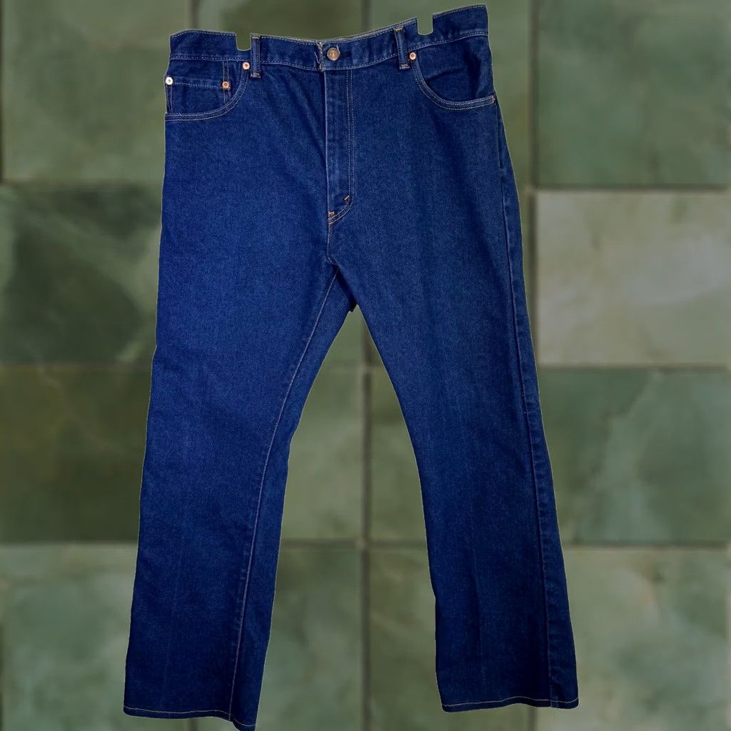 Levi's Levi’s 517 Men’s Jeans 38×34 Blue Denim Medium Wash Bootcut High Rise Regular Mens Jeans Size US 38 / EU 54 - 1 Thumbnail