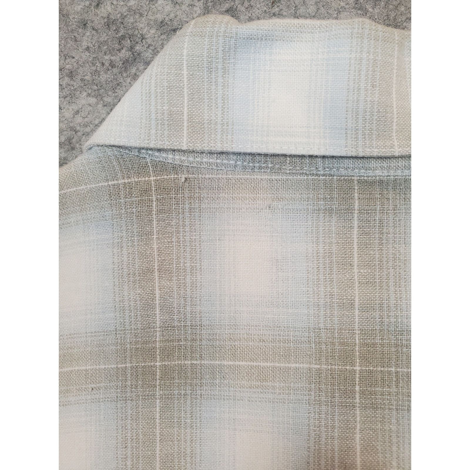 Other Men's Marc Edwards Green And White Linen Button Up Shirt XL Size US XL / EU 56 / 4 - 5 Thumbnail