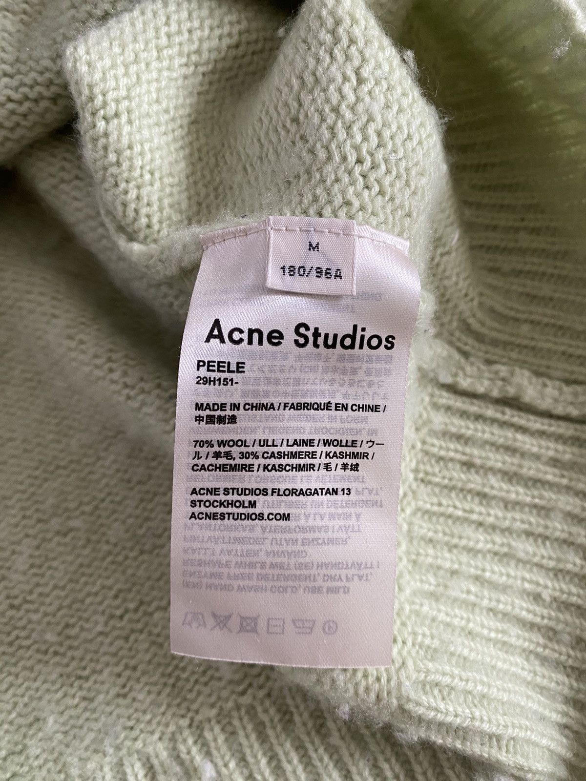 Acne Studios Acne Studios Peele Wool Cashmere Knit Sweater Size US M / EU 48-50 / 2 - 6 Thumbnail