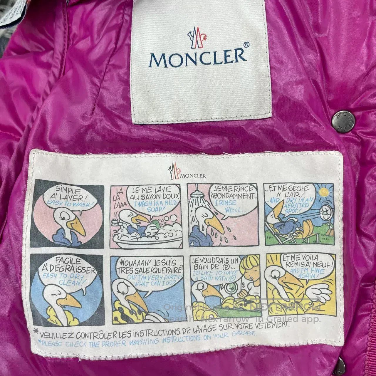Moncler Moncler Pink Down Jacket Size 0. Size XS / US 0-2 / IT 36-38 - 3 Thumbnail