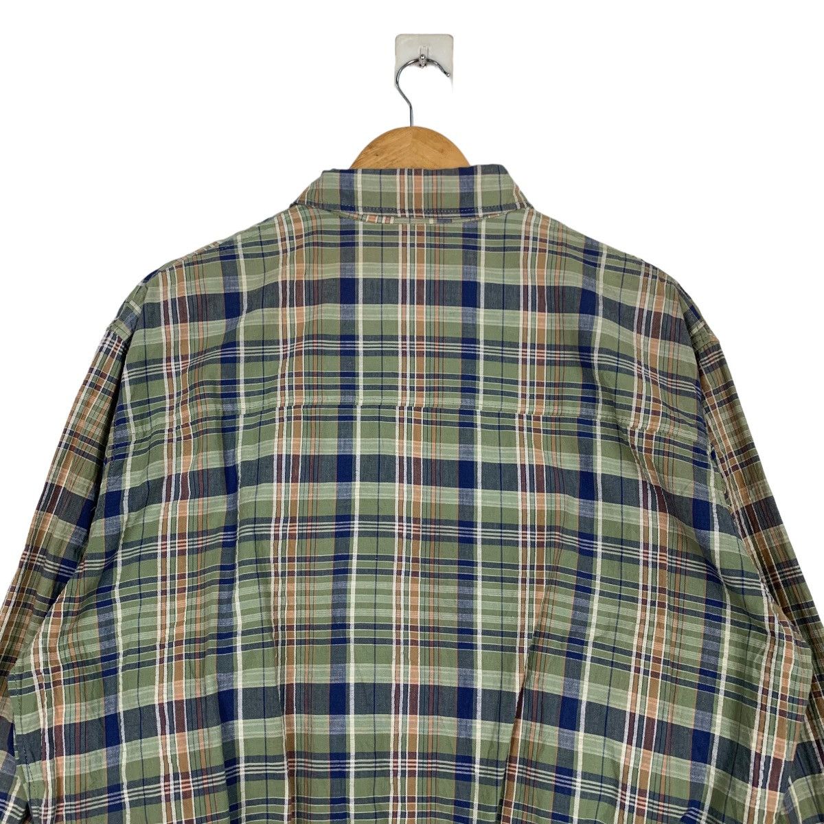 Japanese Brand MAUL RUCK Green Checked Casual Jacket #1047-C47 Size US M / EU 48-50 / 2 - 8 Thumbnail