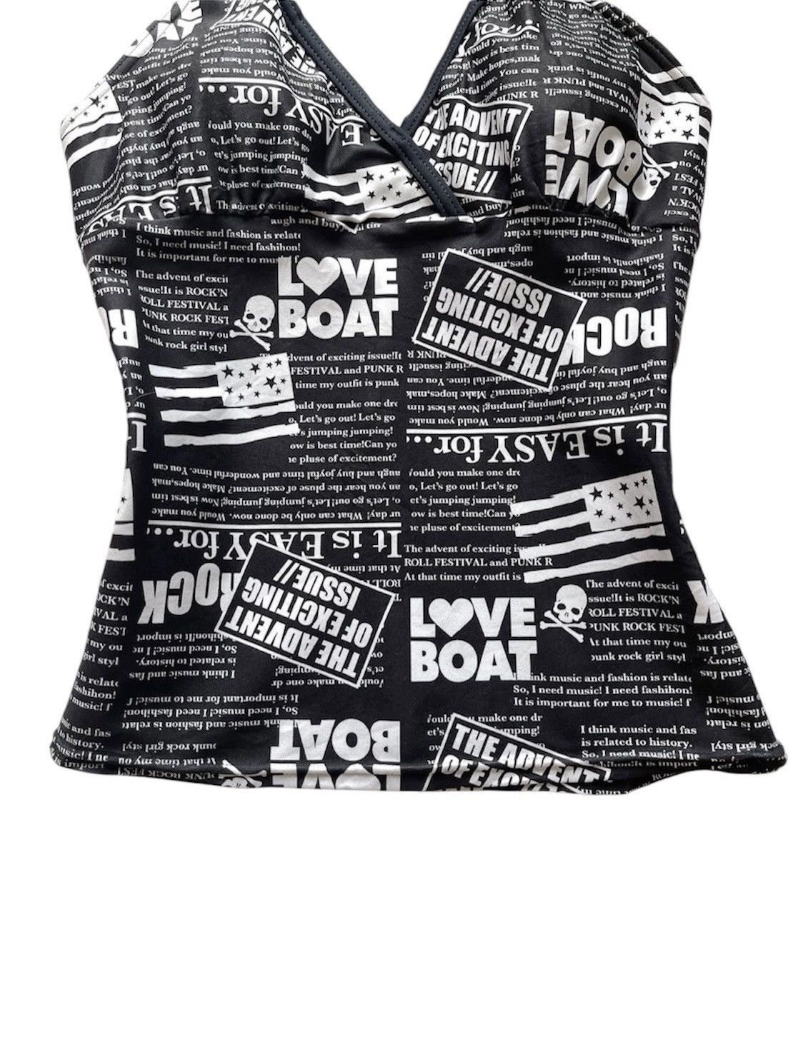 Japanese Brand Love Boat halter neck top ☠️➕ Size M / US 6-8 / IT 42-44 - 4 Thumbnail