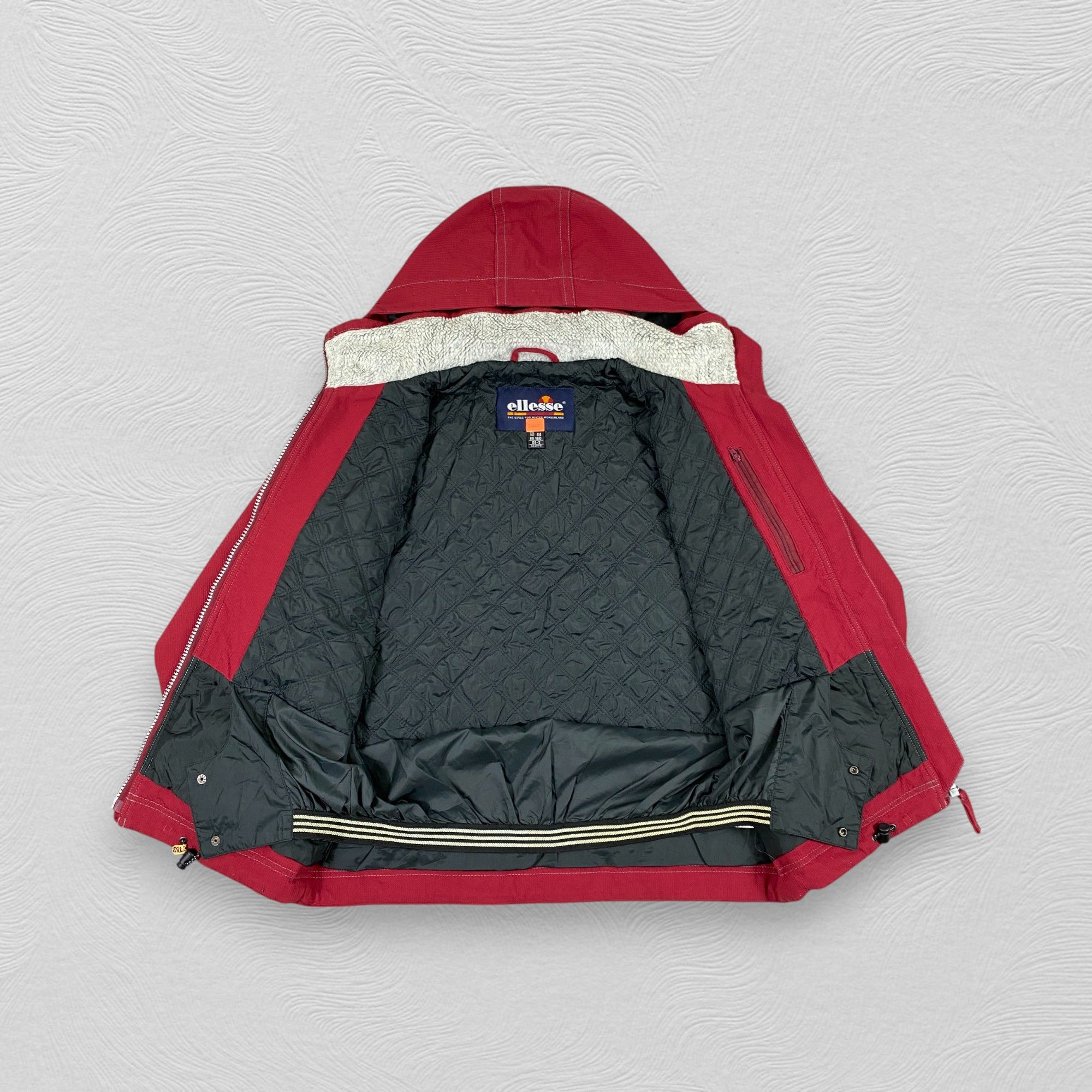 Ellesse 💥 VINTAGE ELLESSE SKI ZIPPER HOODIE LARGE JACKET - J400 Size US L / EU 52-54 / 3 - 3 Thumbnail
