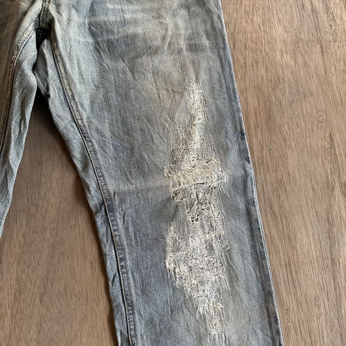 Dolce & Gabbana SICKSS 💥 VTG DOLCE&GABBANA DISTRESSED DENIM LIGHTWASH PANT Size US 34 / EU 50 - 8 Thumbnail