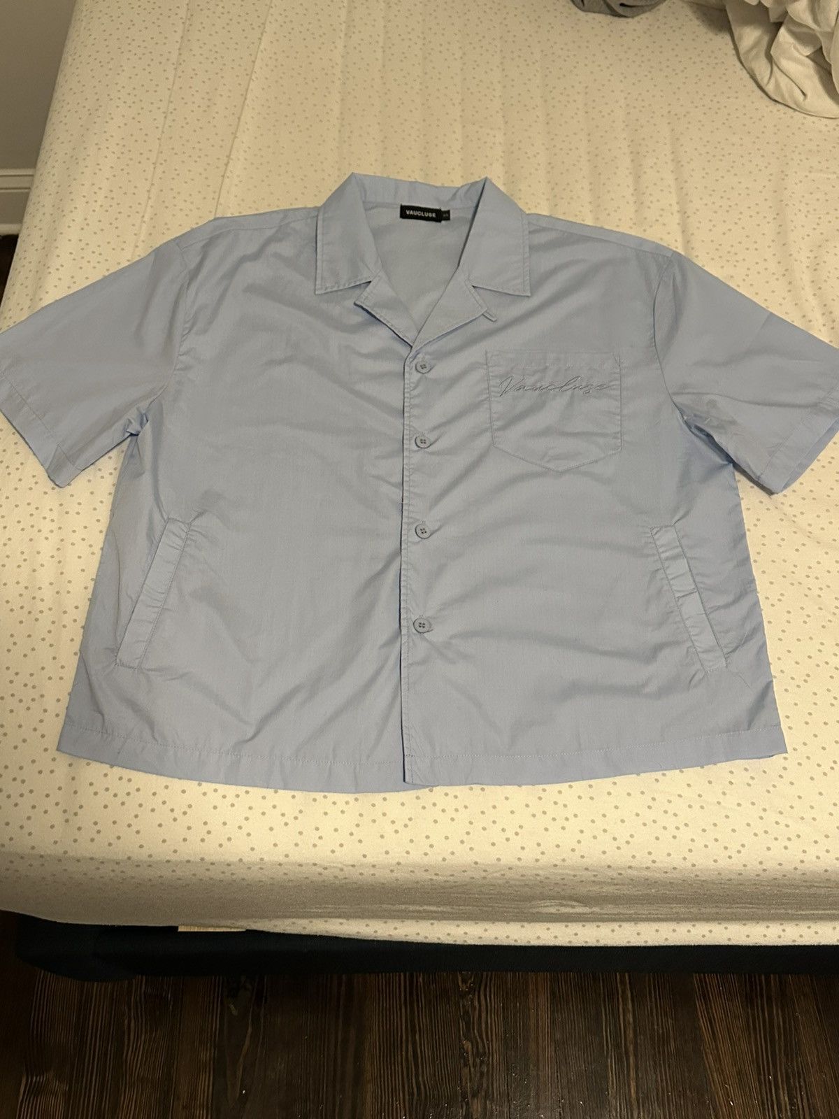 Other Vaucluse Signature Short Sleeved Shirt - Pale Blue Size US S / EU 44-46 / 1 - 1 Thumbnail
