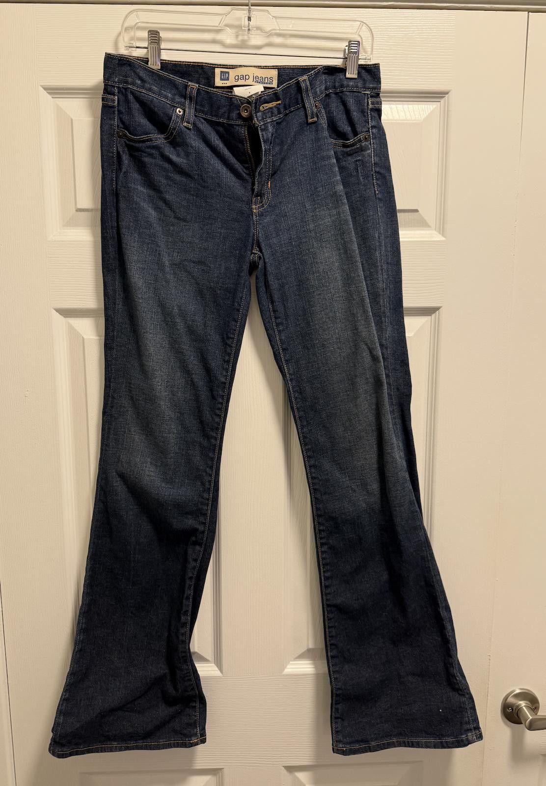 Designer Gap Bootcut Stretch Jeans Size 4 Guatemala Vintage Size 30" / US 8 / IT 44 - 1 Thumbnail