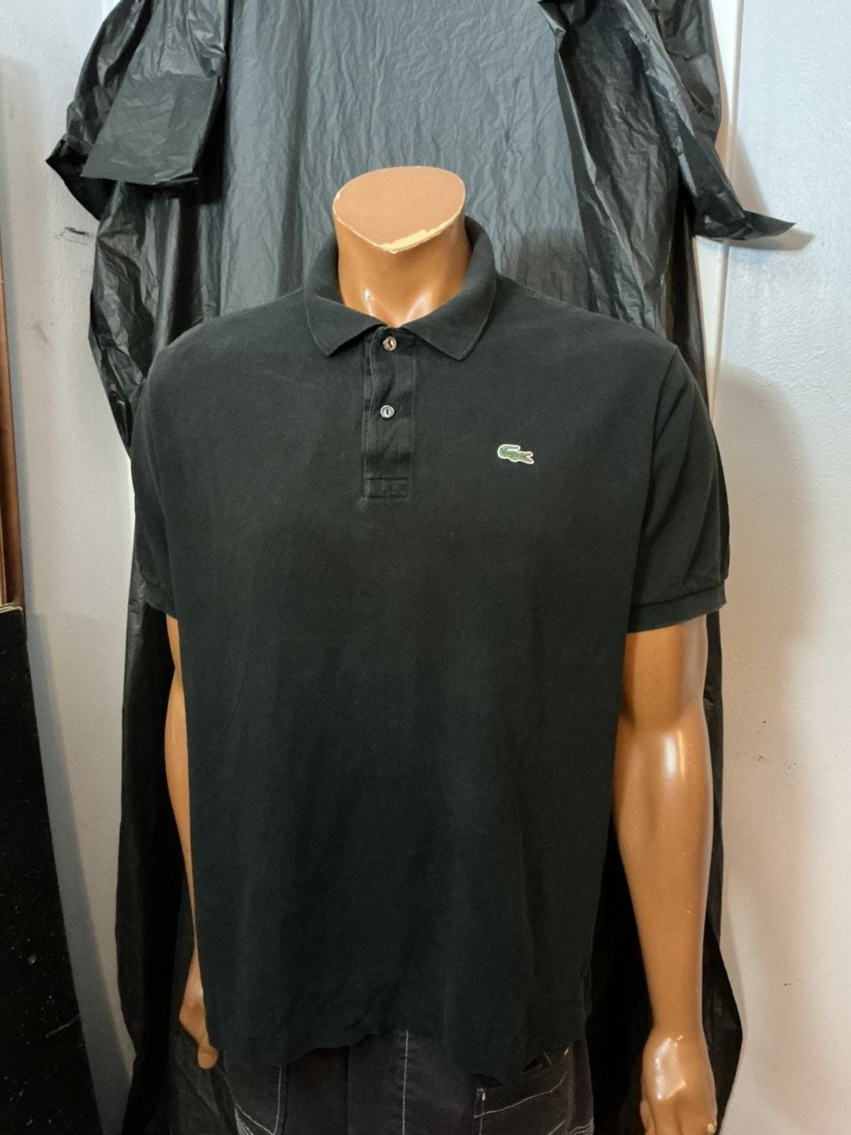 Lacoste Lacoste Crocodile Logo Black S/S Classic Fit Polo Shirt Size US L / EU 52-54 / 3 - 8 Thumbnail