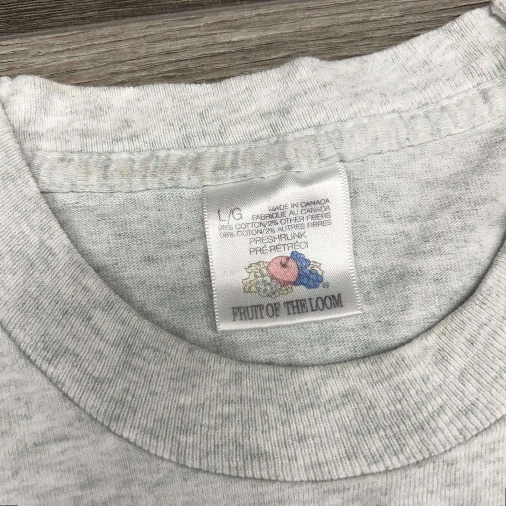 Fruit Of The Loom VINTAGE Weird Al Yankovic Shirt Mens Large Gray Bad Hair Tour 1996 Graphic 90s Size US L / EU 52-54 / 3 - 4 Thumbnail