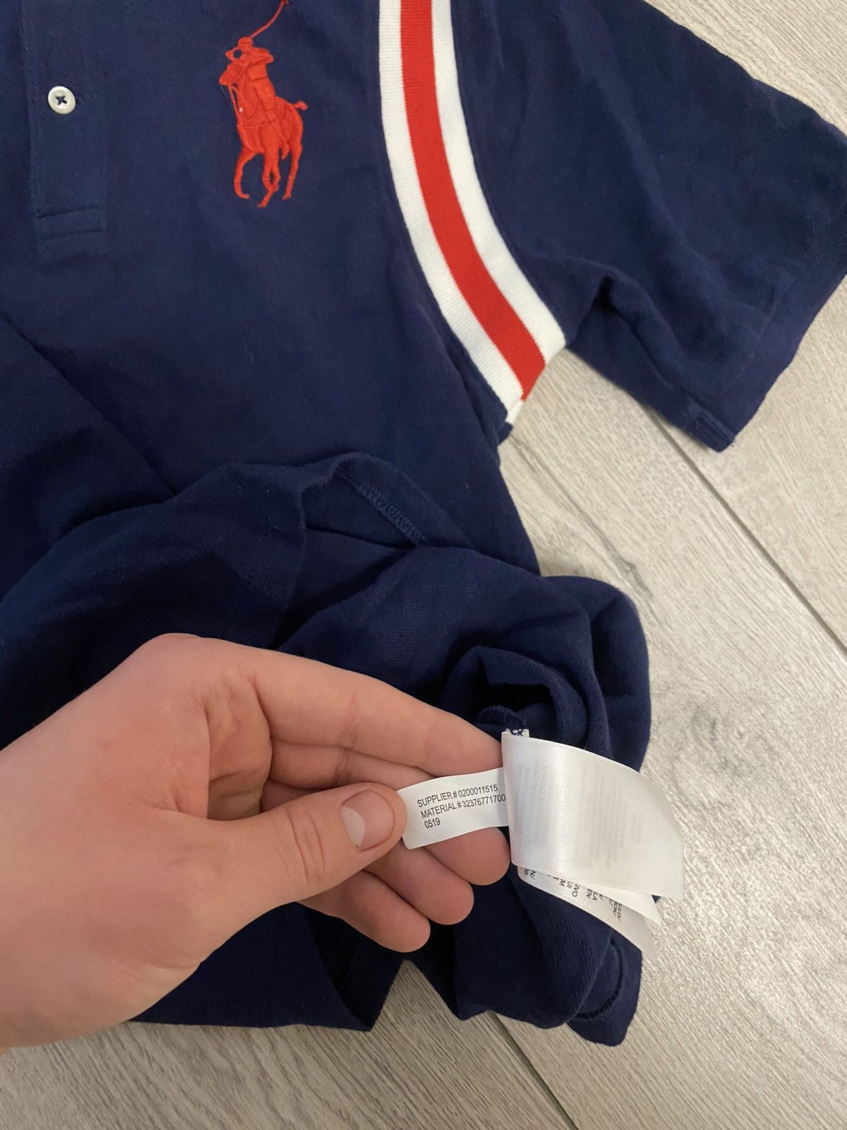 Vintage Vintage Polo Ralph Lauren New York 67 multicolour rugby shir Size US S / EU 44-46 / 1 - 6 Thumbnail