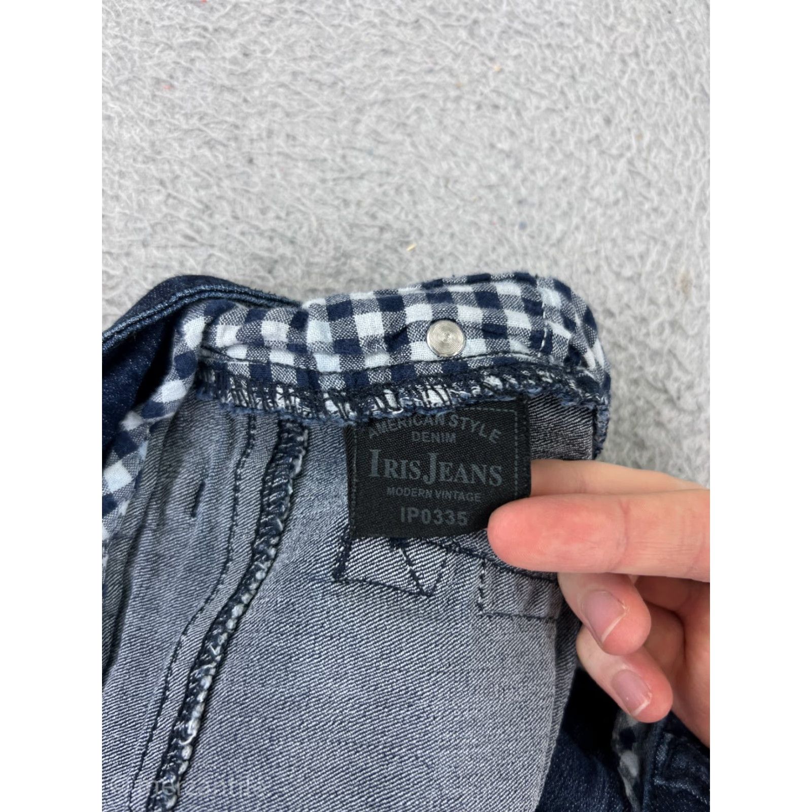 Denime VINTAGE American Style Jeans Skinny Pants Womens 11 Dark Wash Blue Denim Stretch Size 32" / US 10 / IT 46 - 5 Thumbnail