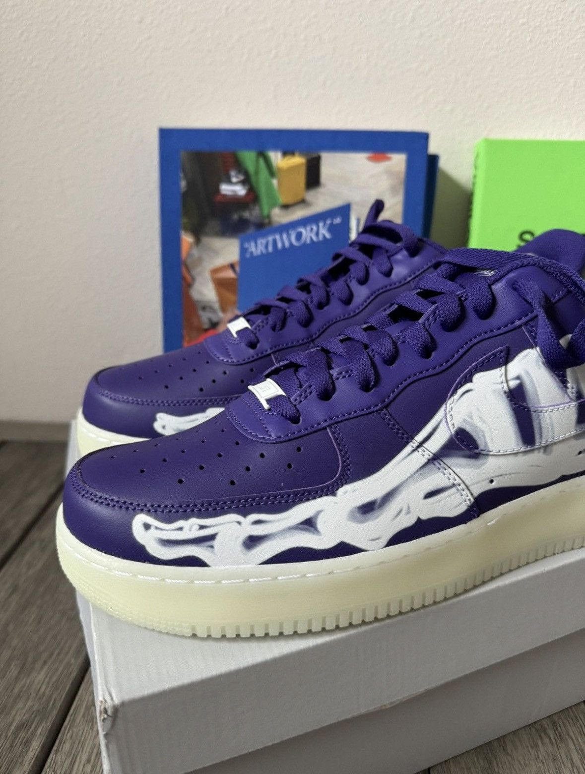 Nike Nike AF1 Low Skeleton Halloween 21’ Size US 13 / EU 46 - 2 Thumbnail