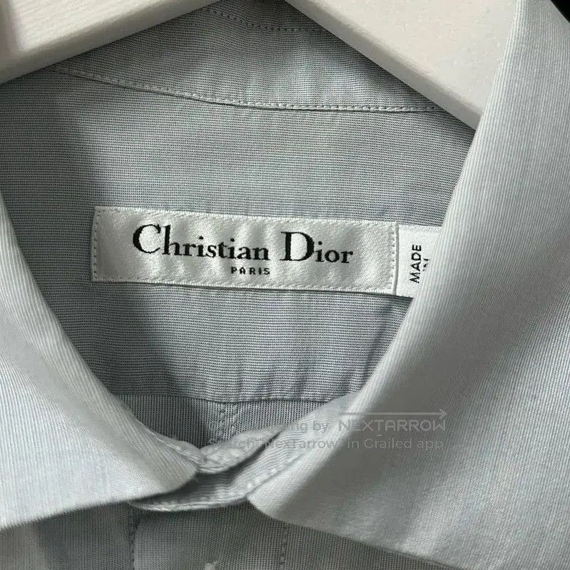 Dior Dior Long Sleeve Silk Shirt in Dark Gray . Size US M / EU 48-50 / 2 - 7 Thumbnail