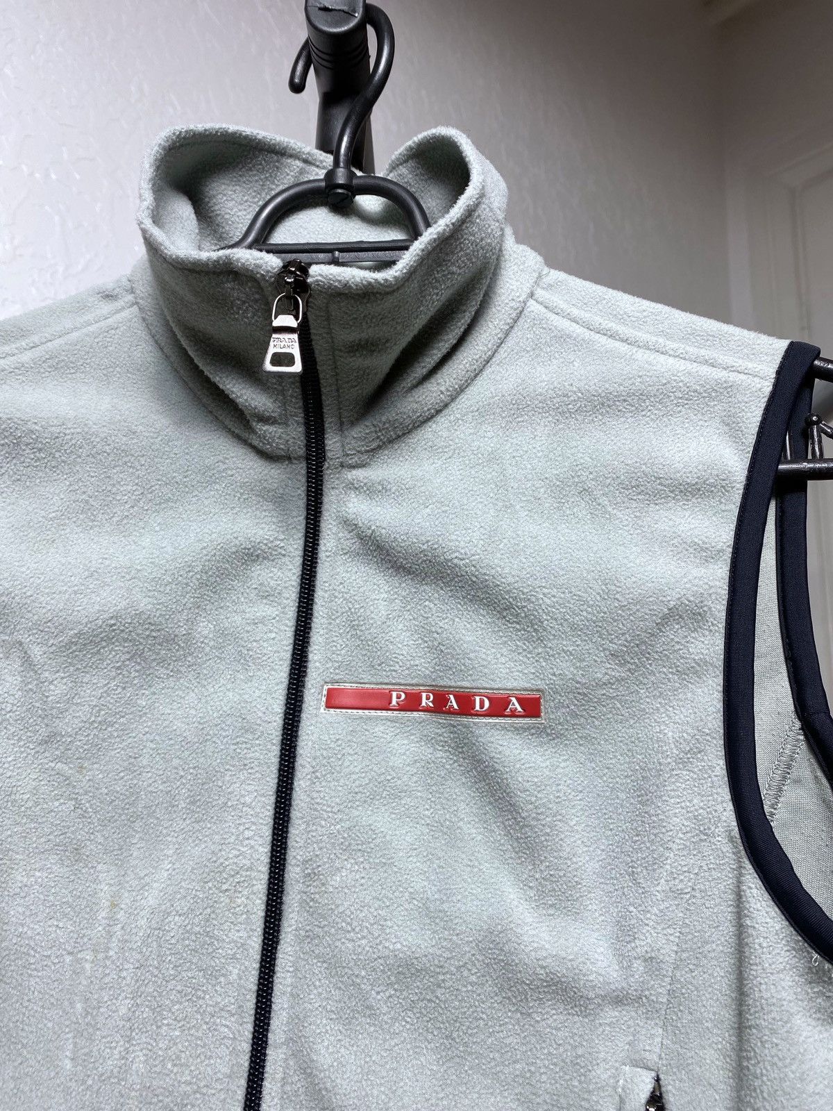 Prada Prada Vintage Sport Fleece Vest Size S / US 4 / IT 40 - 3 Thumbnail