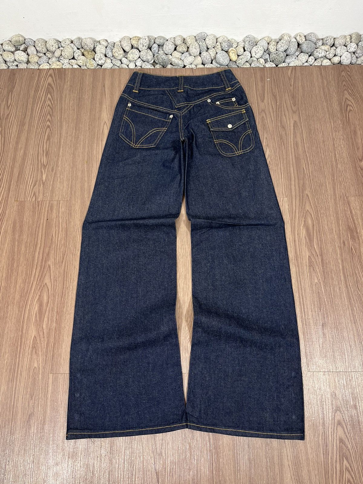Japanese Brand Comme Ca Models Japan Assymetrical Pocket Jeans Size US 27 - 3 Thumbnail