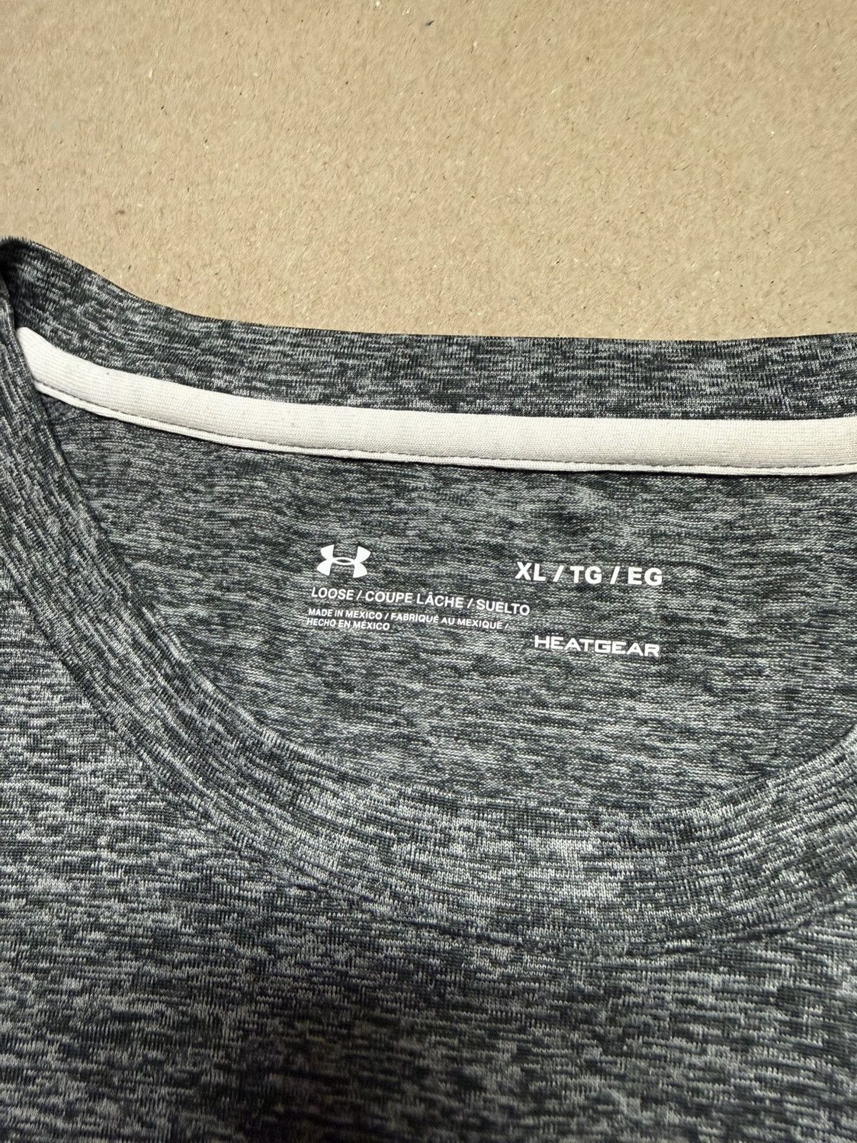 Under Armour Under Armour Heat Gear Loose Shirt Gray size XL Rare! Size US XL / EU 56 / 4 - 3 Thumbnail