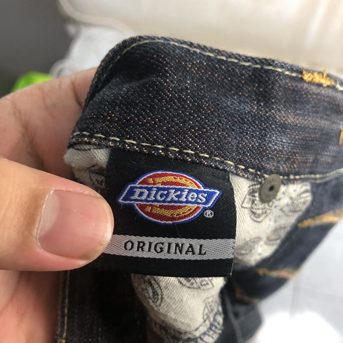 Dickies Dickies vintage Black Denim Pants #A2091 Size US 31 - 25 Thumbnail