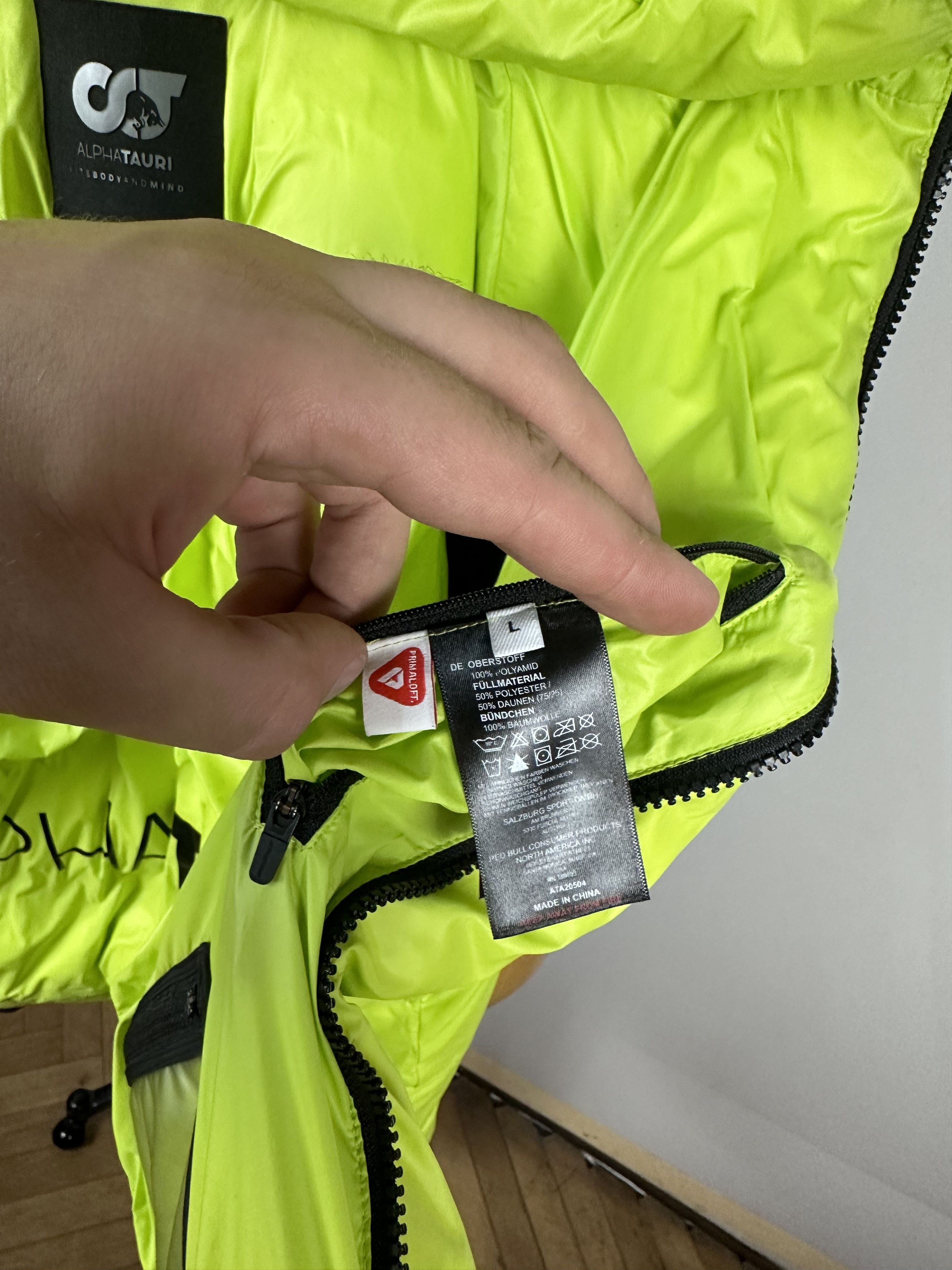 Grailed Alpha Tauri Primaloft Down Puffer Racing Jacket Mens Size L Size US L / EU 52-54 / 3 - 18 Thumbnail