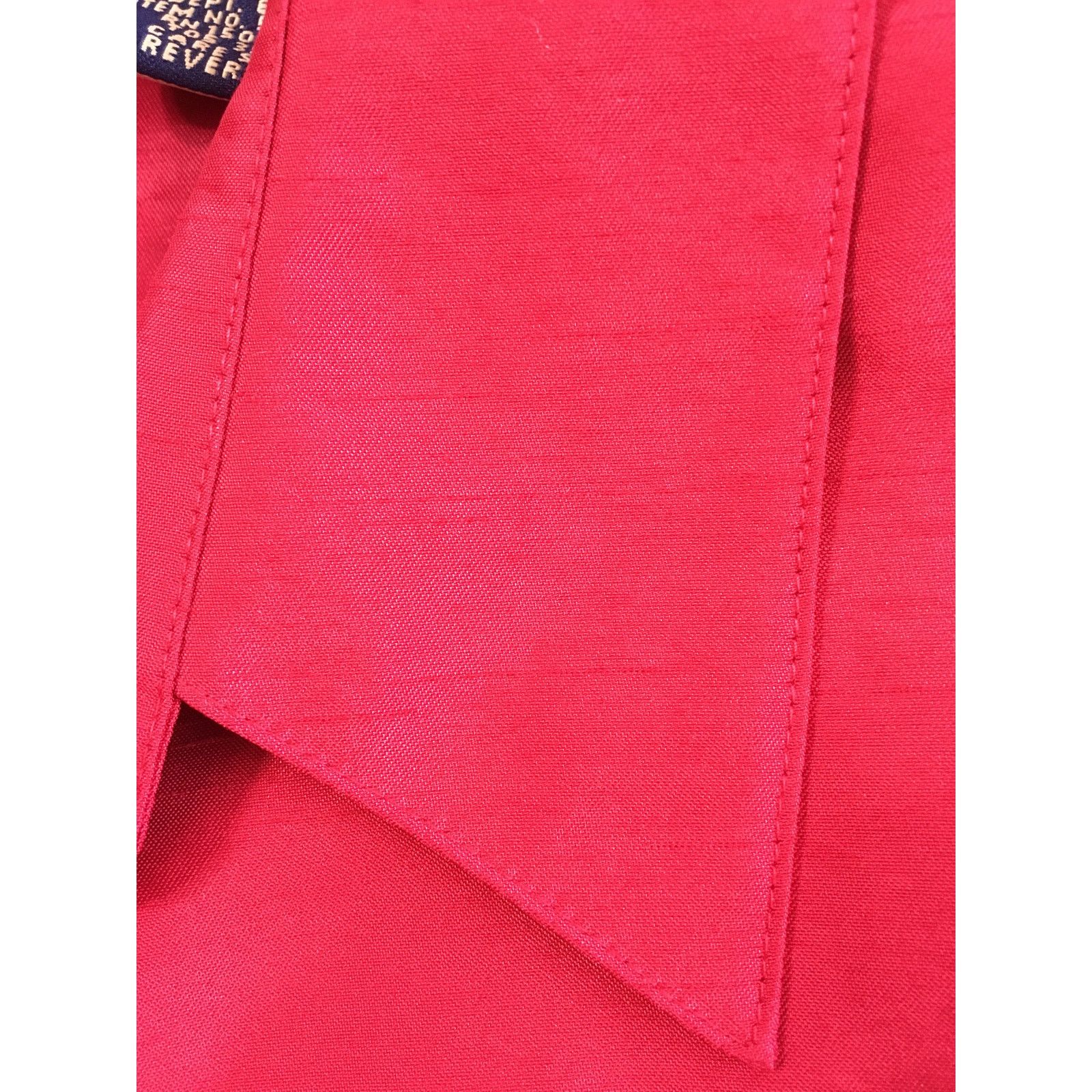 Other NWOT Laura Scott Size 16 Button Up Long Sleeve Red Blouse Size XXL / US 16-18 / IT 52-54 - 4 Thumbnail